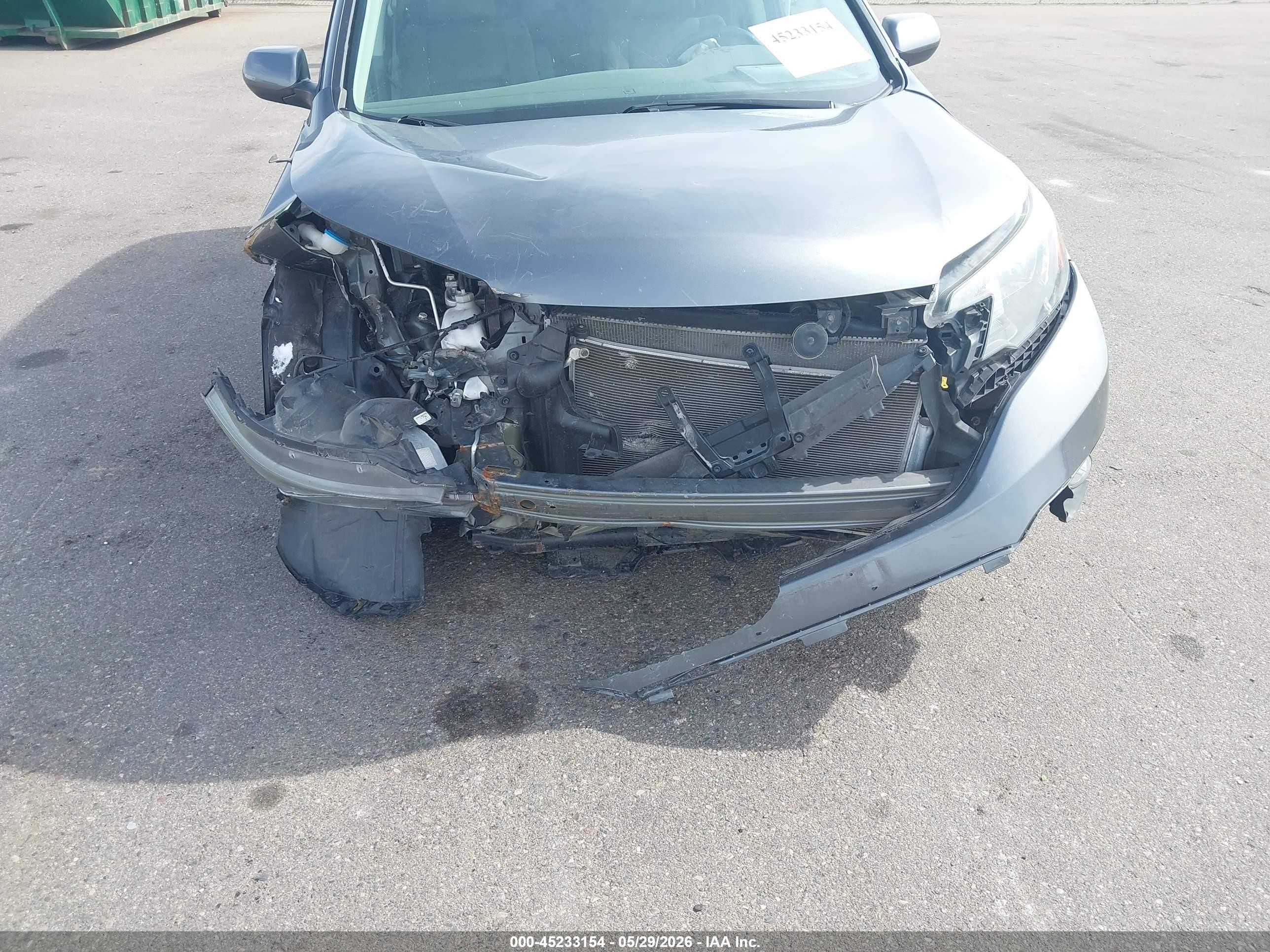 2013 Honda Cr-v Ex Gray vin: 2HKRM4H52DH617864