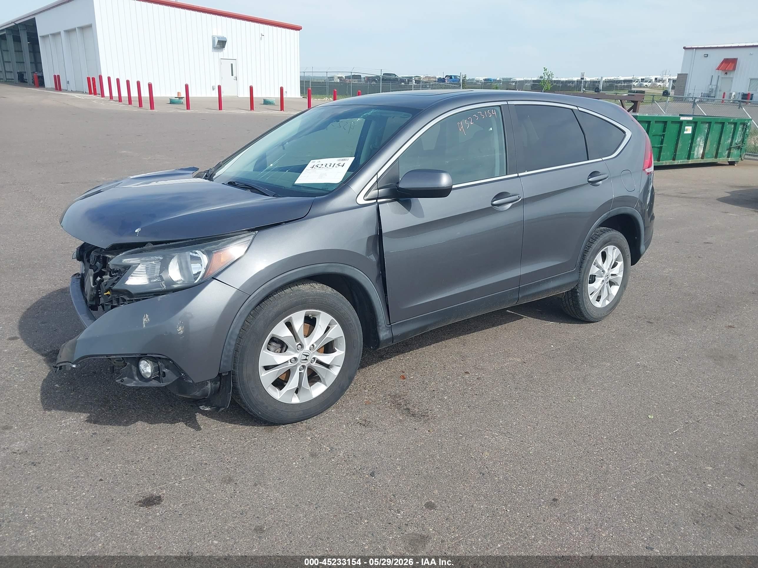 2013 Honda Cr-v Ex Gray vin: 2HKRM4H52DH617864