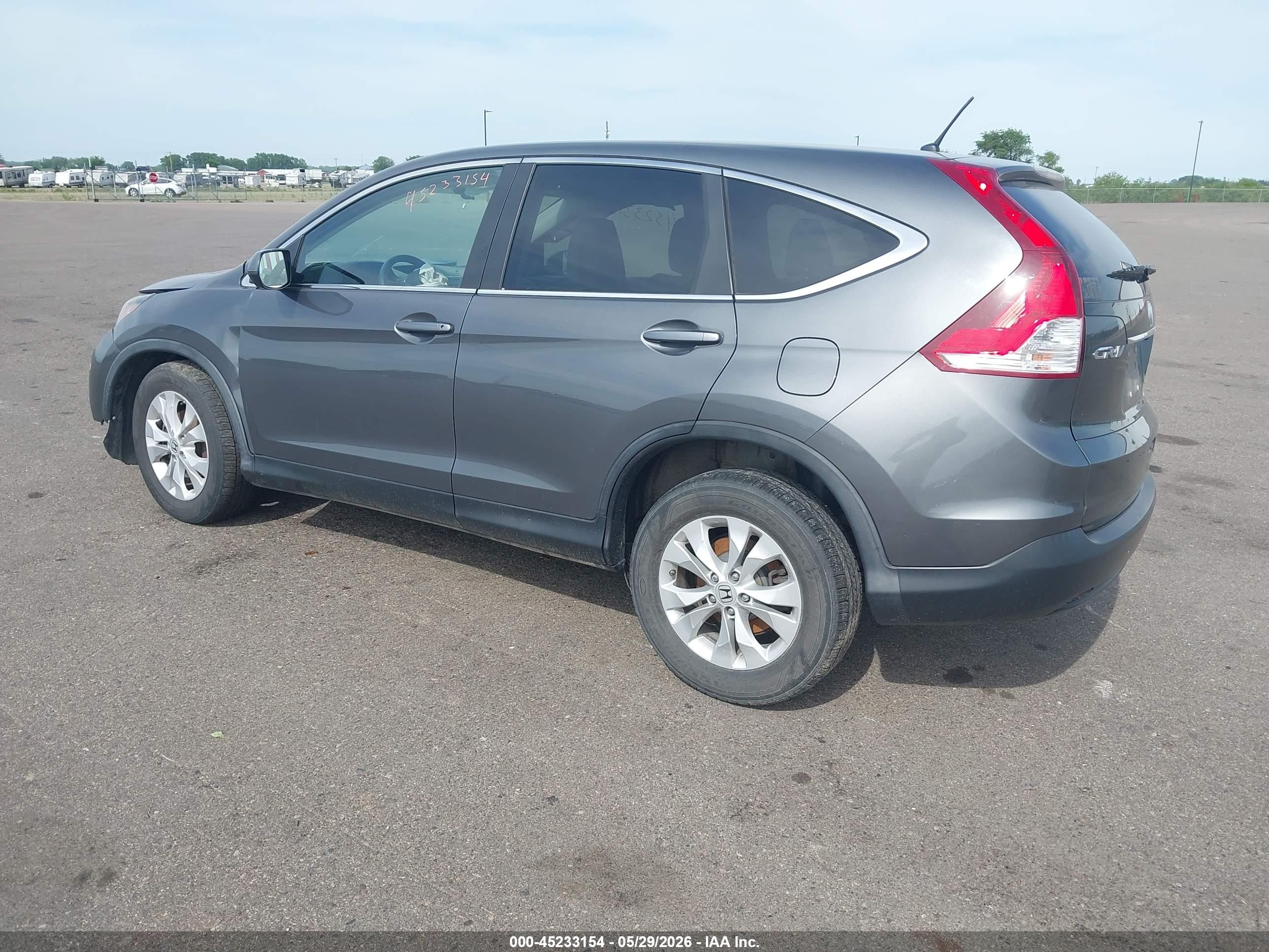 2013 Honda Cr-v Ex Gray vin: 2HKRM4H52DH617864