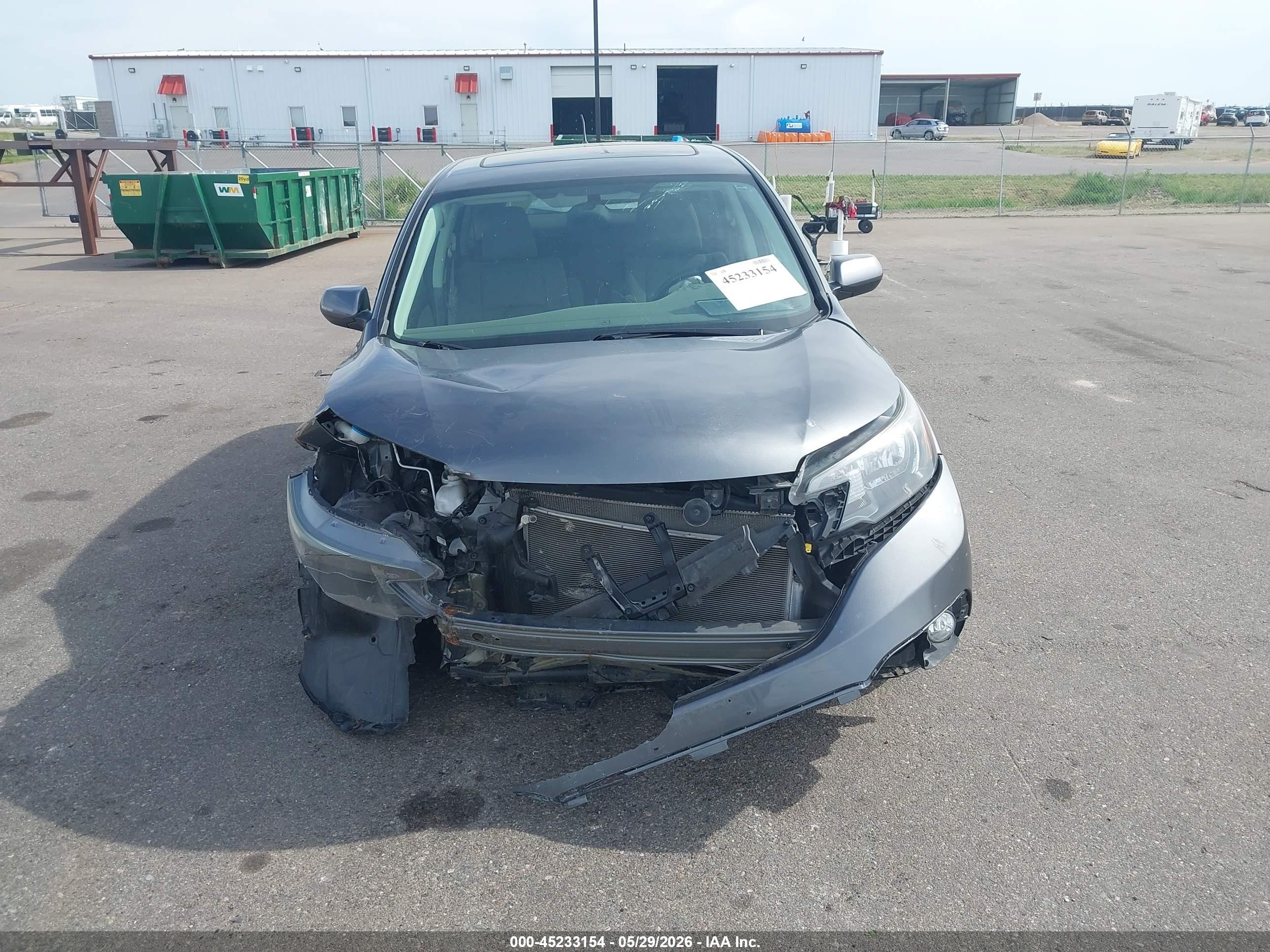 2013 Honda Cr-v Ex Gray vin: 2HKRM4H52DH617864
