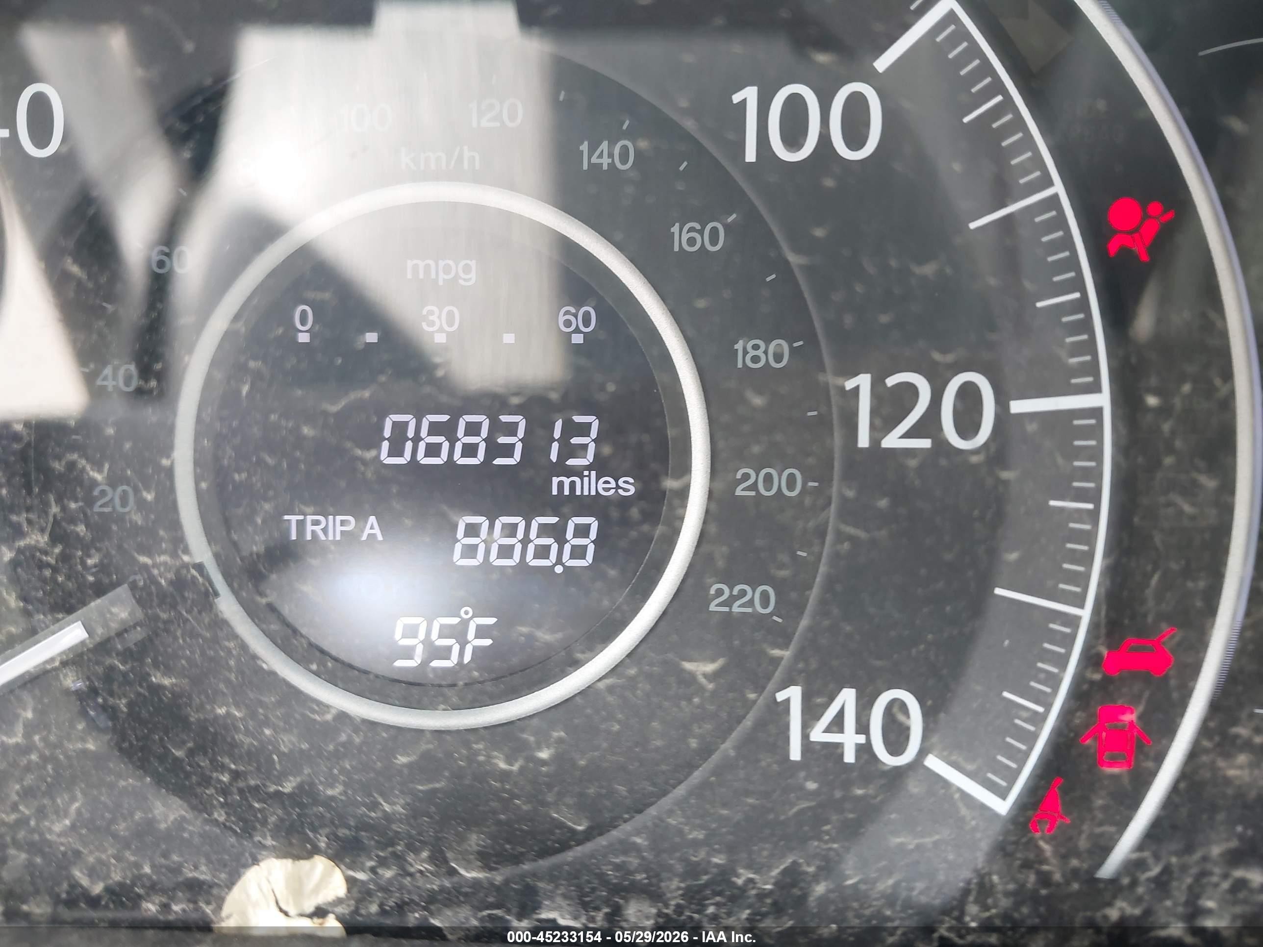 2013 Honda Cr-v Ex Gray vin: 2HKRM4H52DH617864