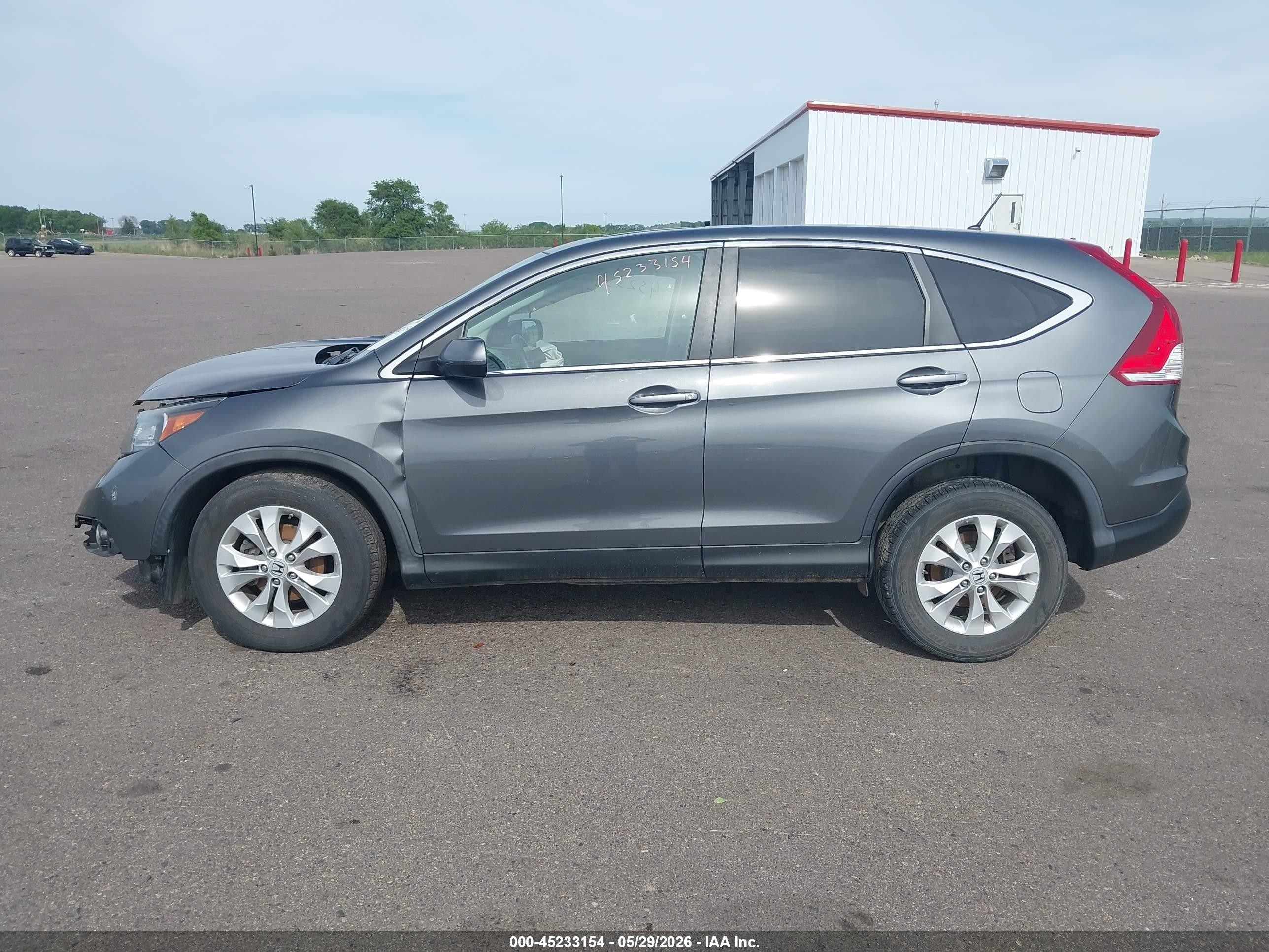 2013 Honda Cr-v Ex Gray vin: 2HKRM4H52DH617864