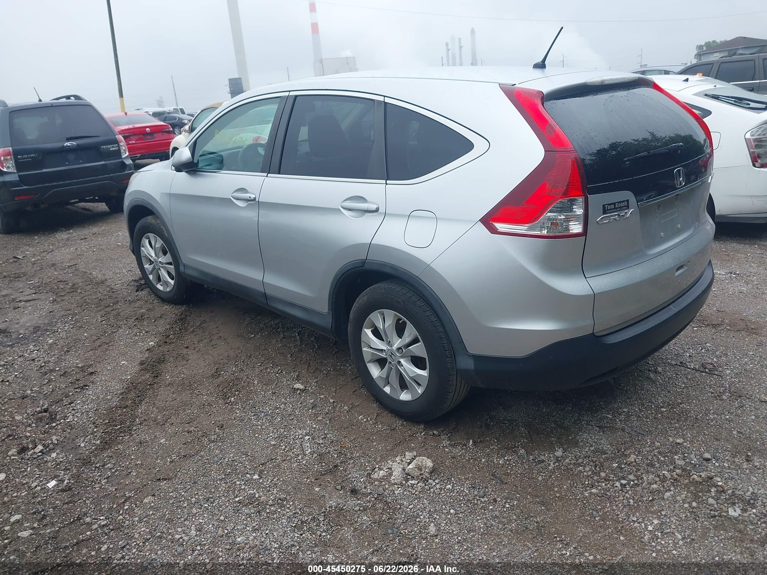 2013 Honda Cr-v Ex Silver vin: 2HKRM4H52DH644904