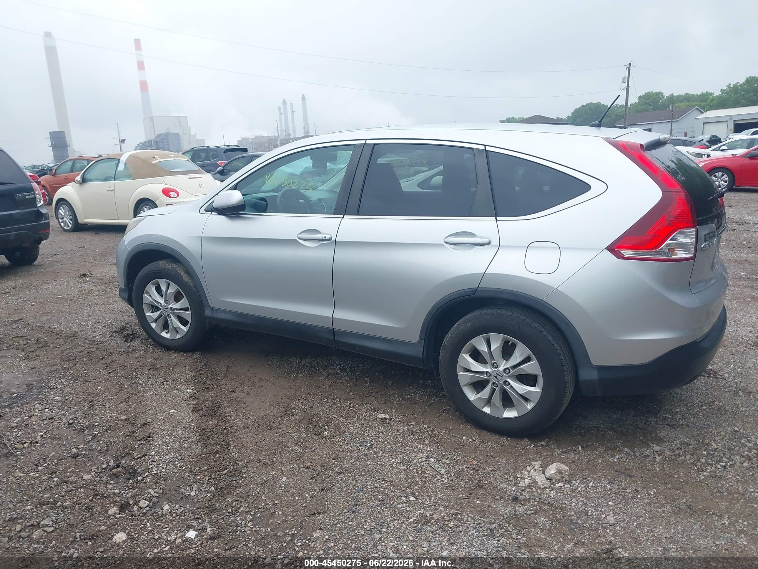 2013 Honda Cr-v Ex Silver vin: 2HKRM4H52DH644904