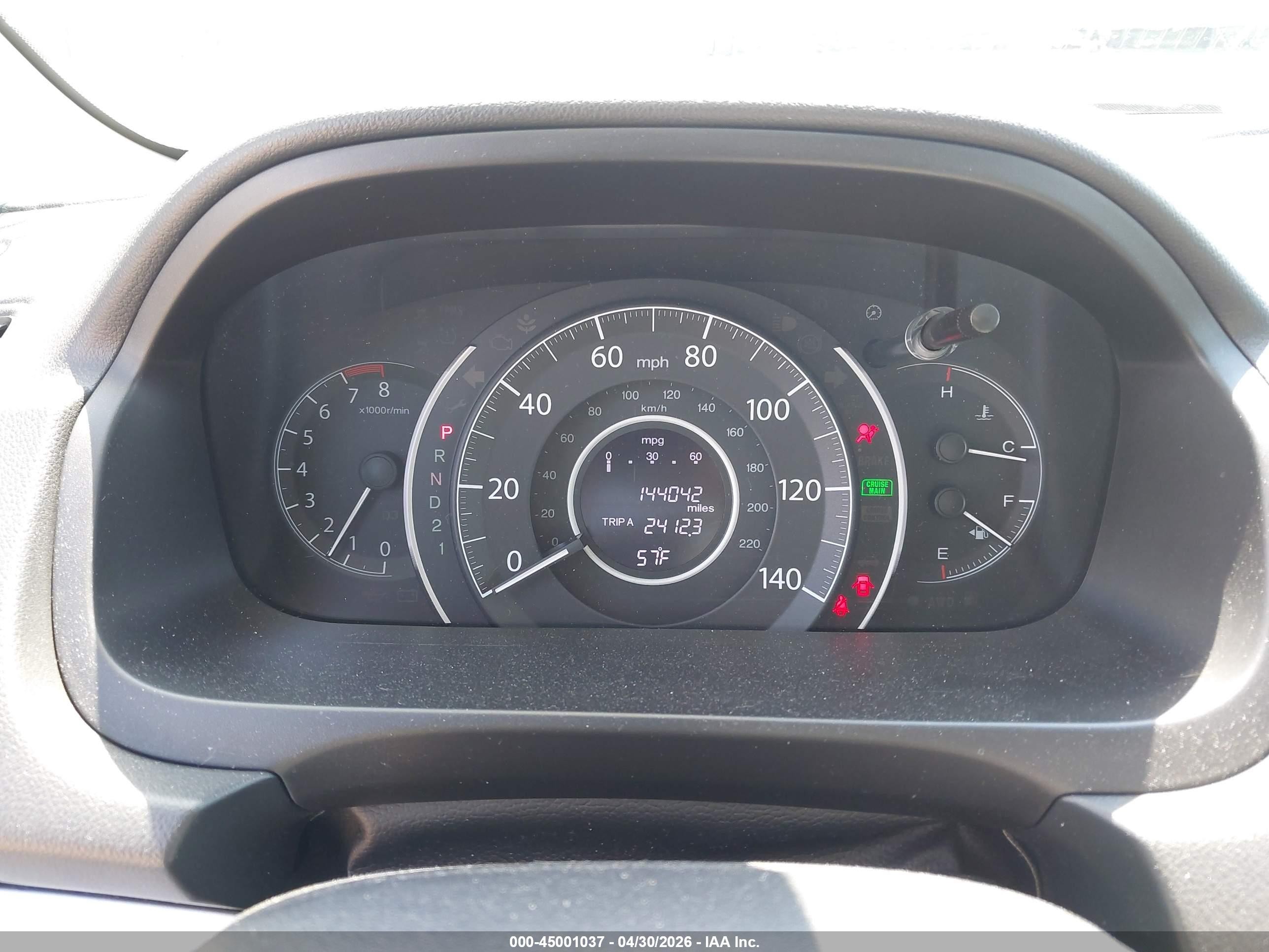 2013 Honda Cr-v Ex Blue vin: 2HKRM4H52DH660178
