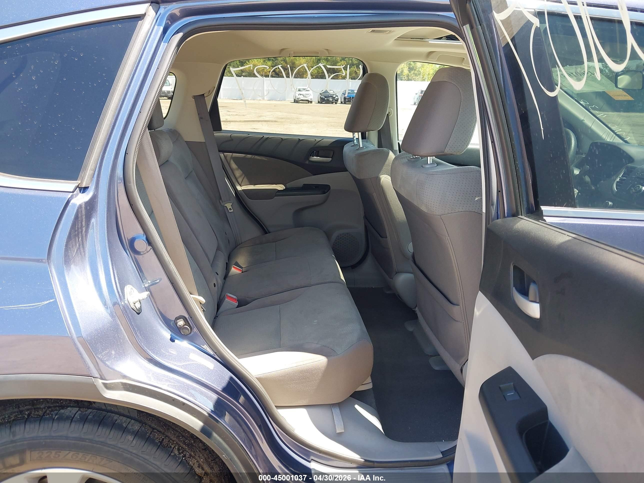 2013 Honda Cr-v Ex Blue vin: 2HKRM4H52DH660178