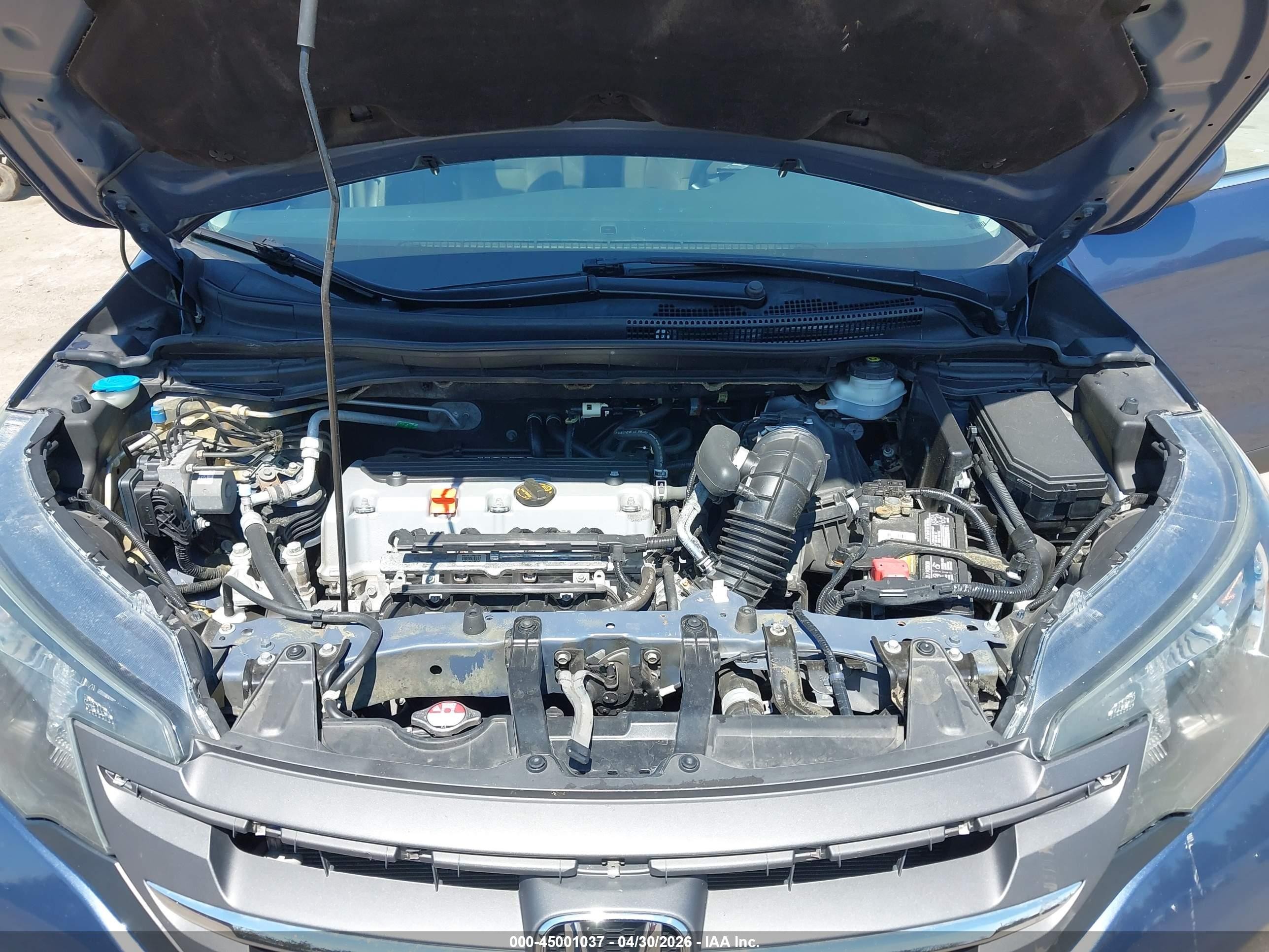2013 Honda Cr-v Ex Blue vin: 2HKRM4H52DH660178