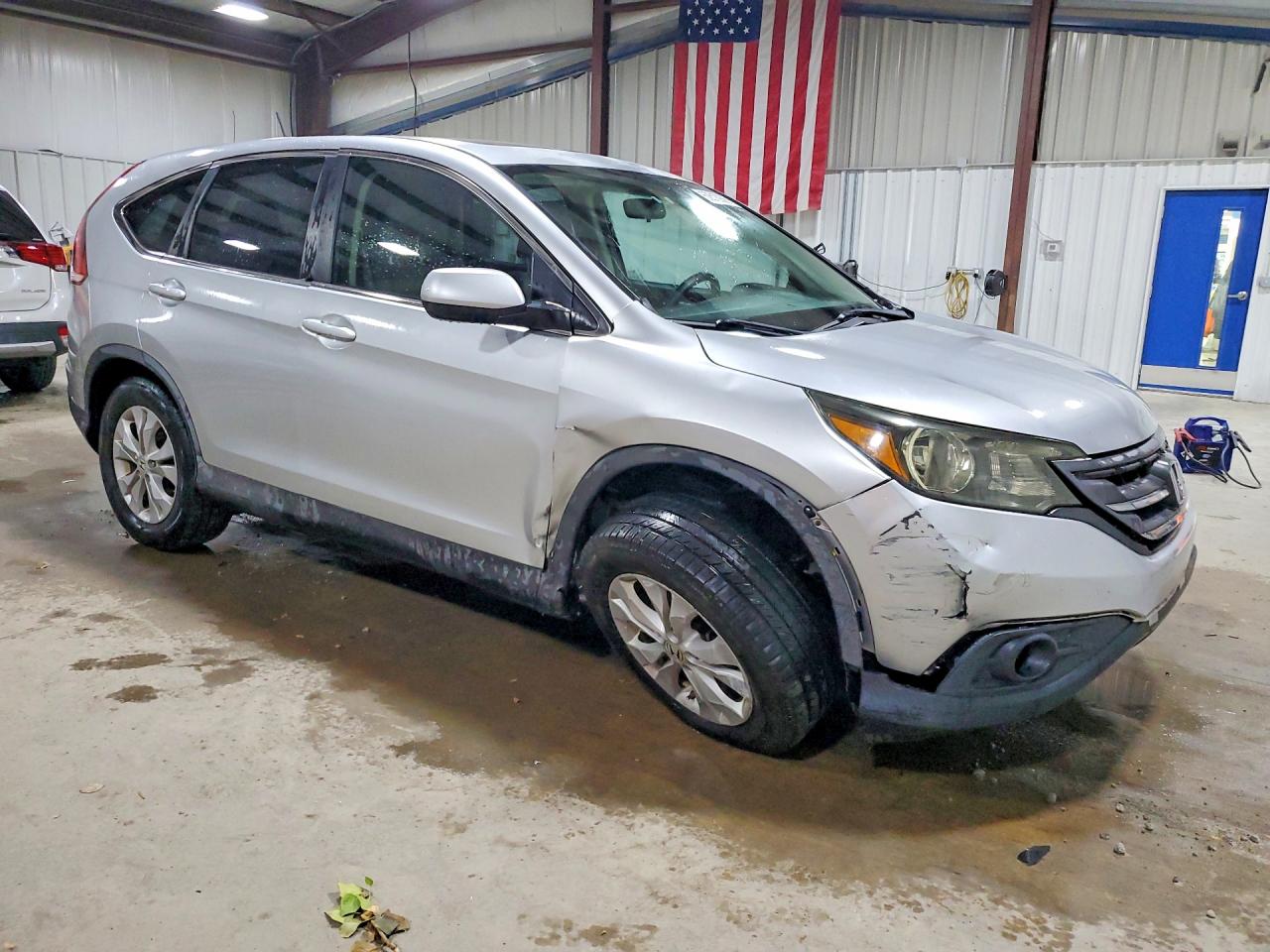 2013 Honda Cr-v Ex Silver vin: 2HKRM4H52DH682438