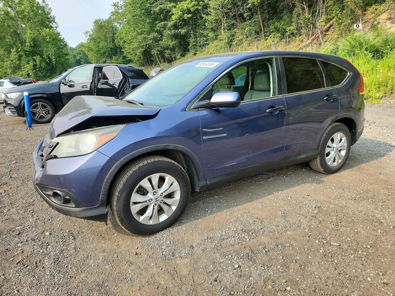 2014 Honda Cr-v Ex Синий vin: 2HKRM4H52EH607059