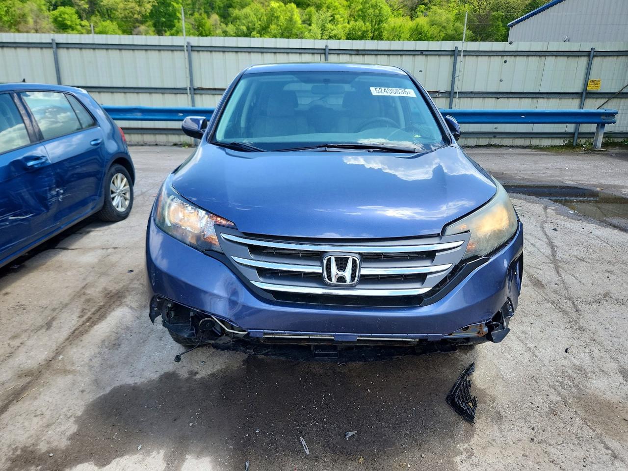 2014 Honda Cr-v Ex Blue vin: 2HKRM4H52EH611631