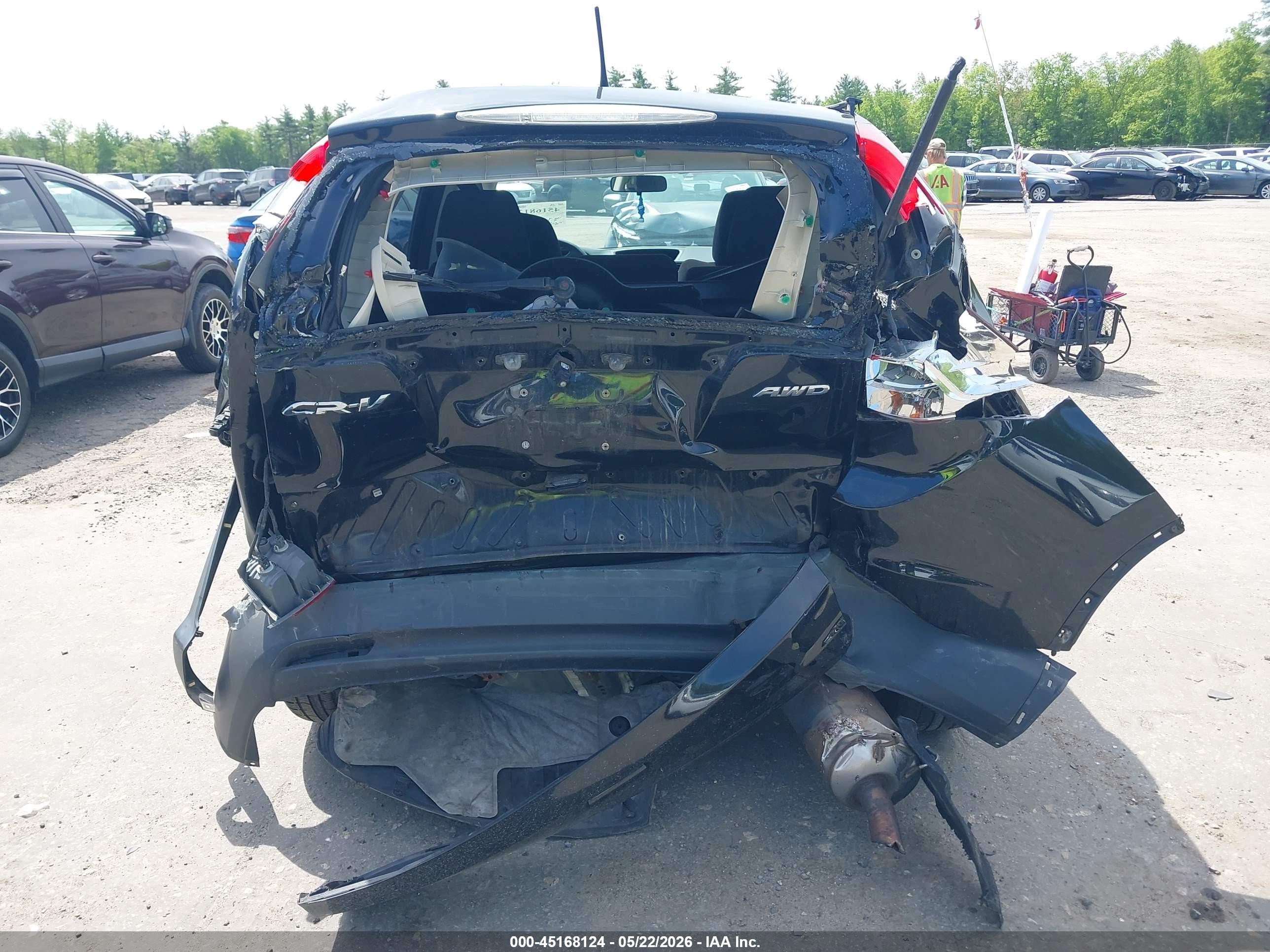 2014 Honda Cr-v Ex Black vin: 2HKRM4H52EH631443