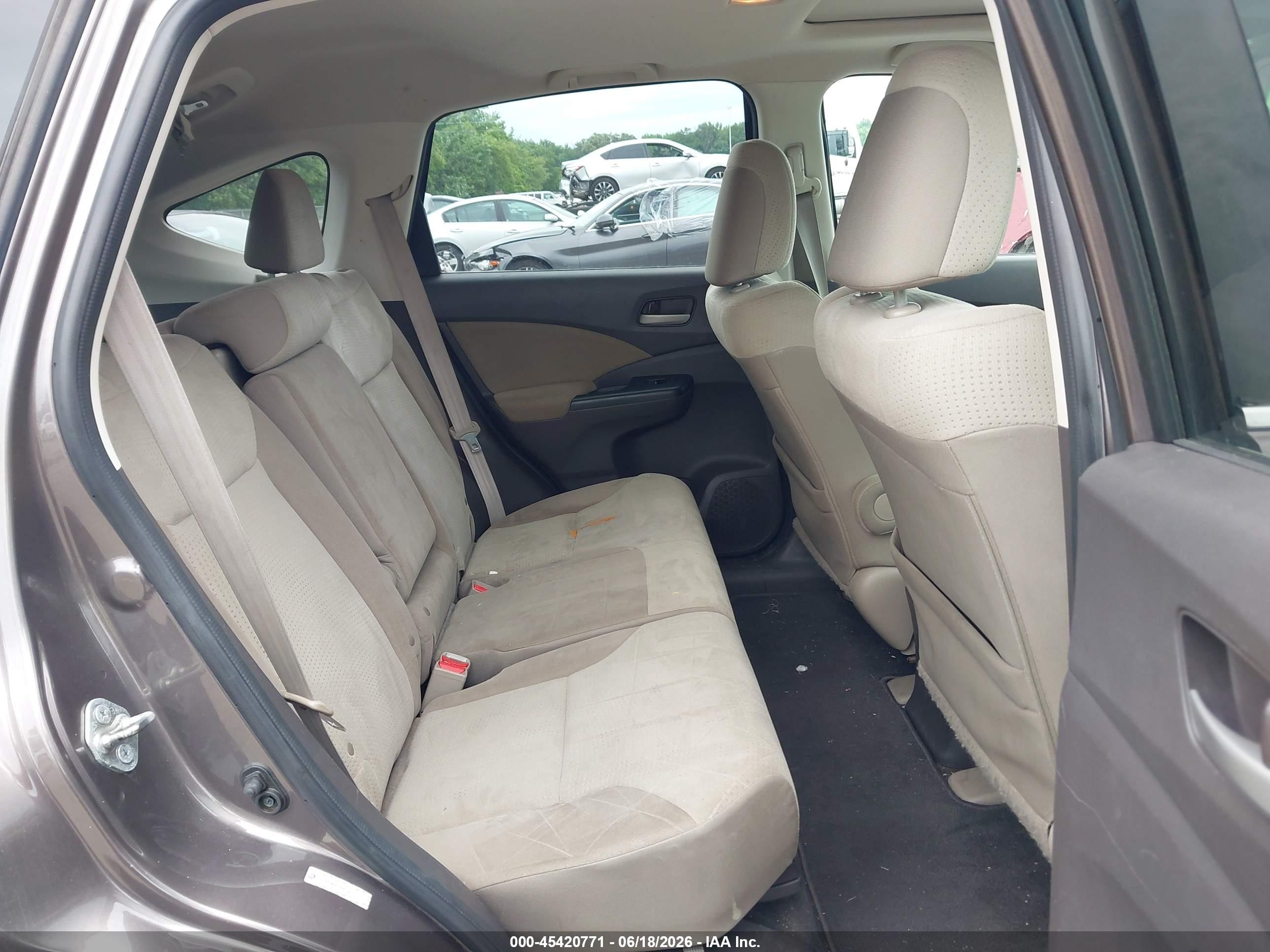 2014 Honda Cr-v Ex Gray vin: 2HKRM4H52EH657427
