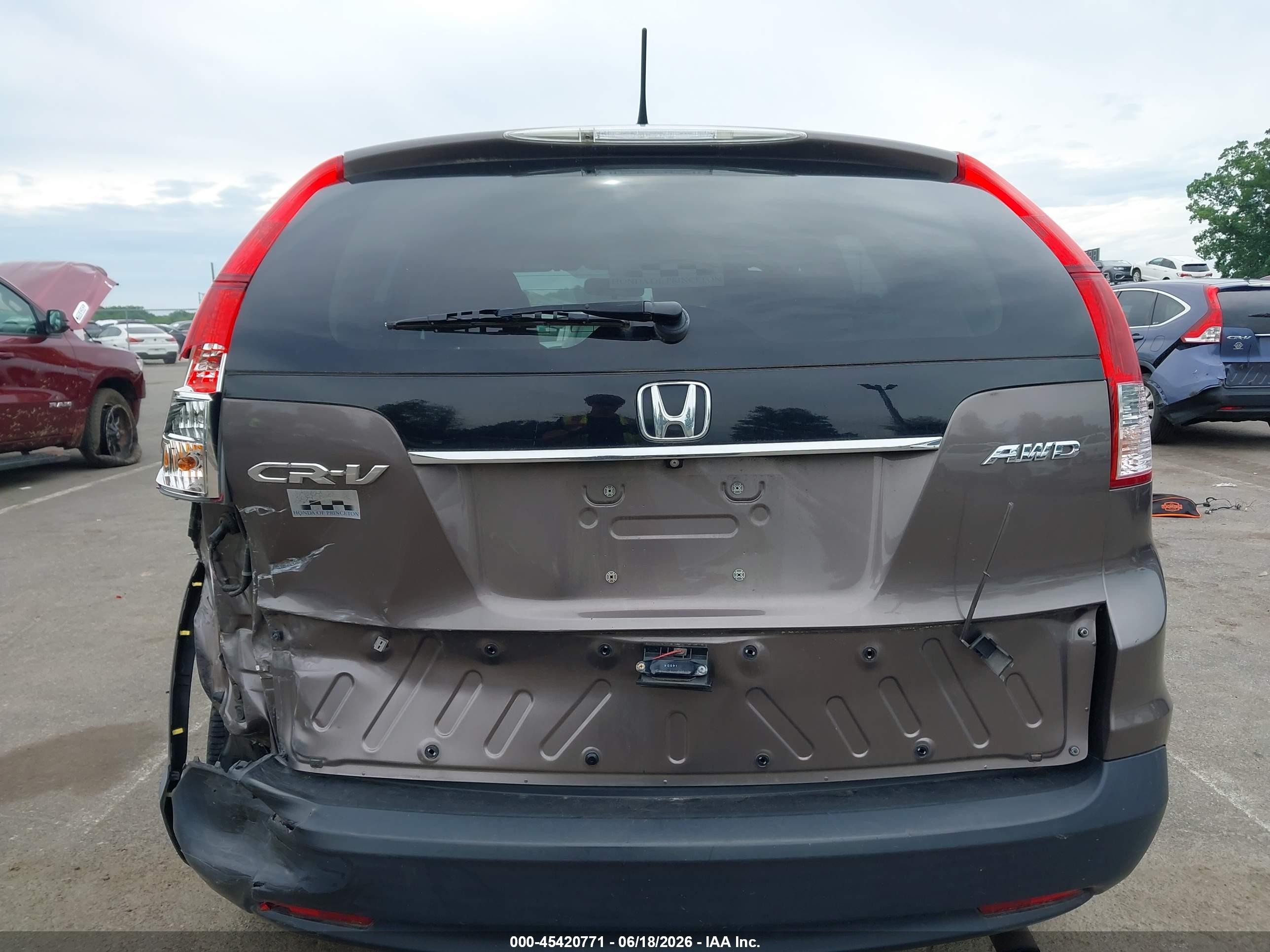 2014 Honda Cr-v Ex Gray vin: 2HKRM4H52EH657427