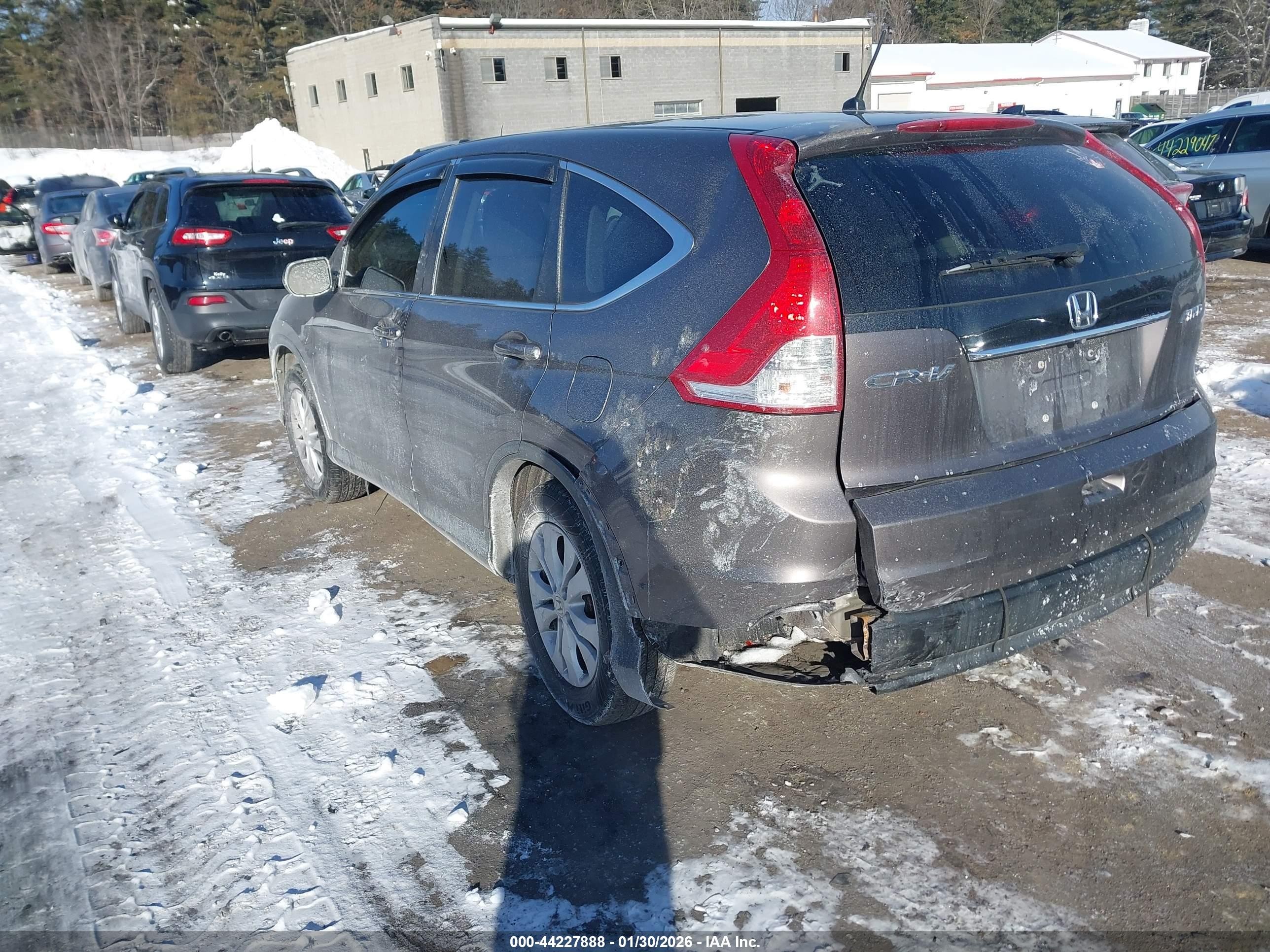 2014 Honda Cr-v Ex Gray vin: 2HKRM4H52EH667259
