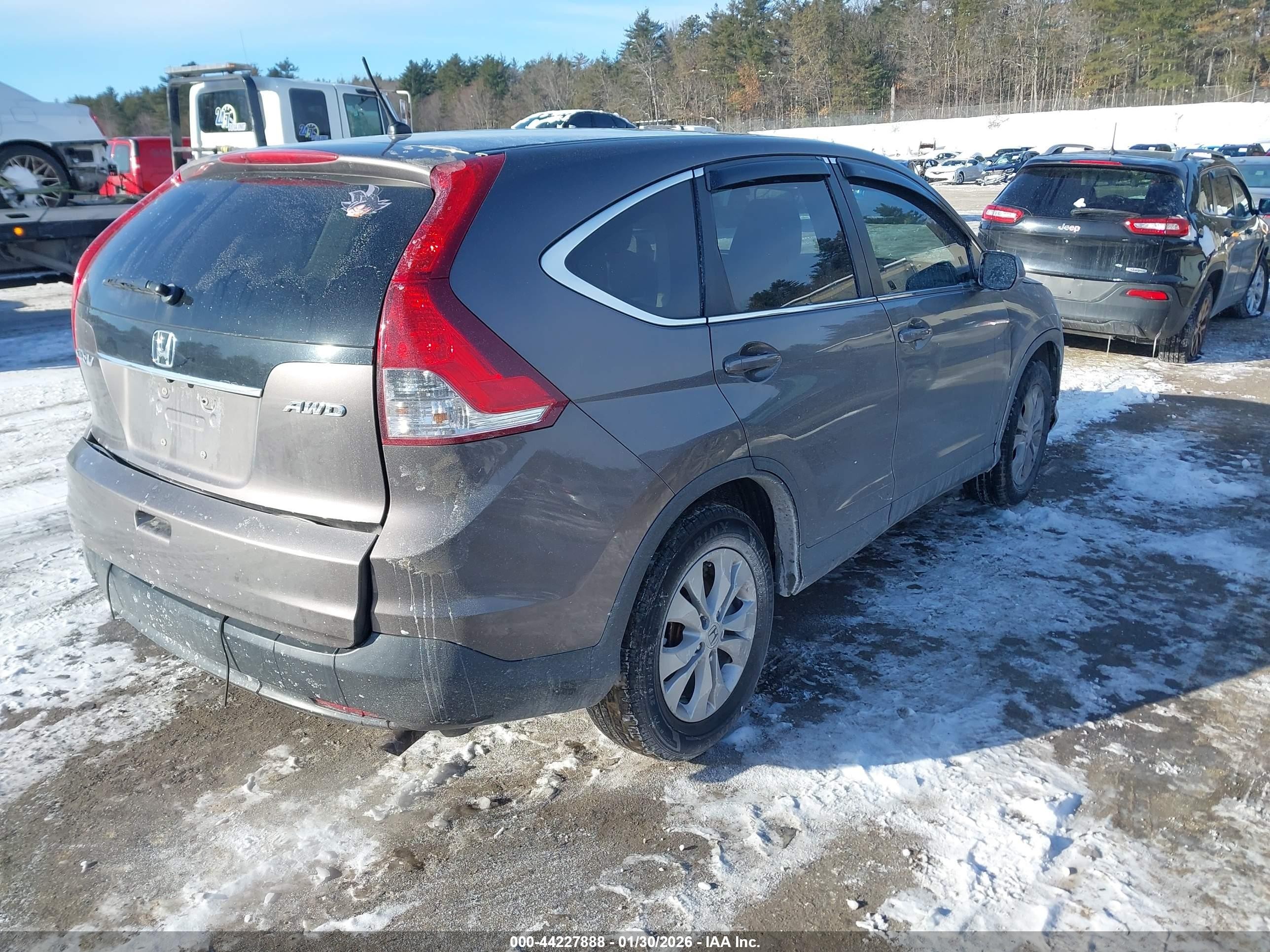 2014 Honda Cr-v Ex Gray vin: 2HKRM4H52EH667259