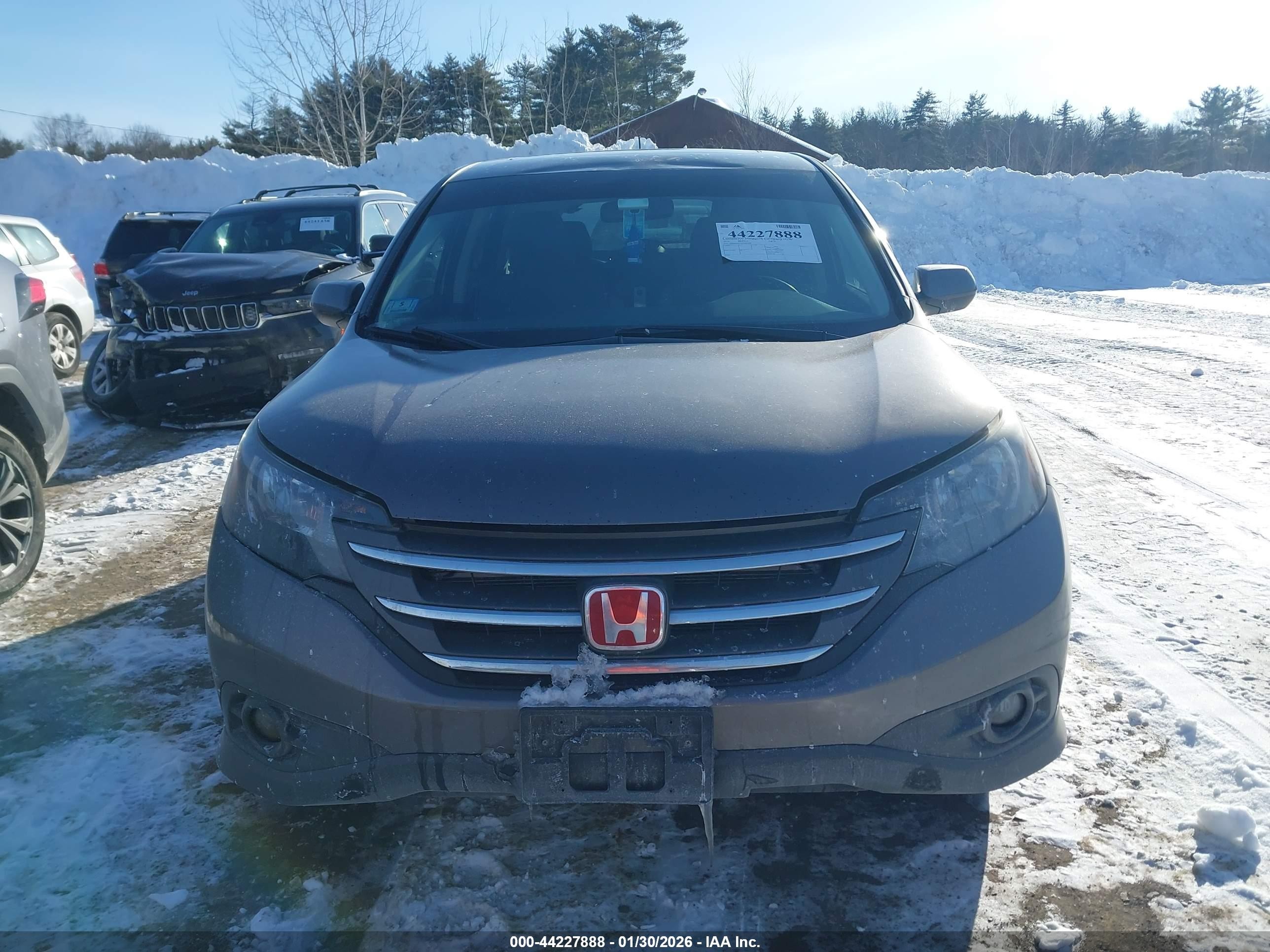 2014 Honda Cr-v Ex Gray vin: 2HKRM4H52EH667259