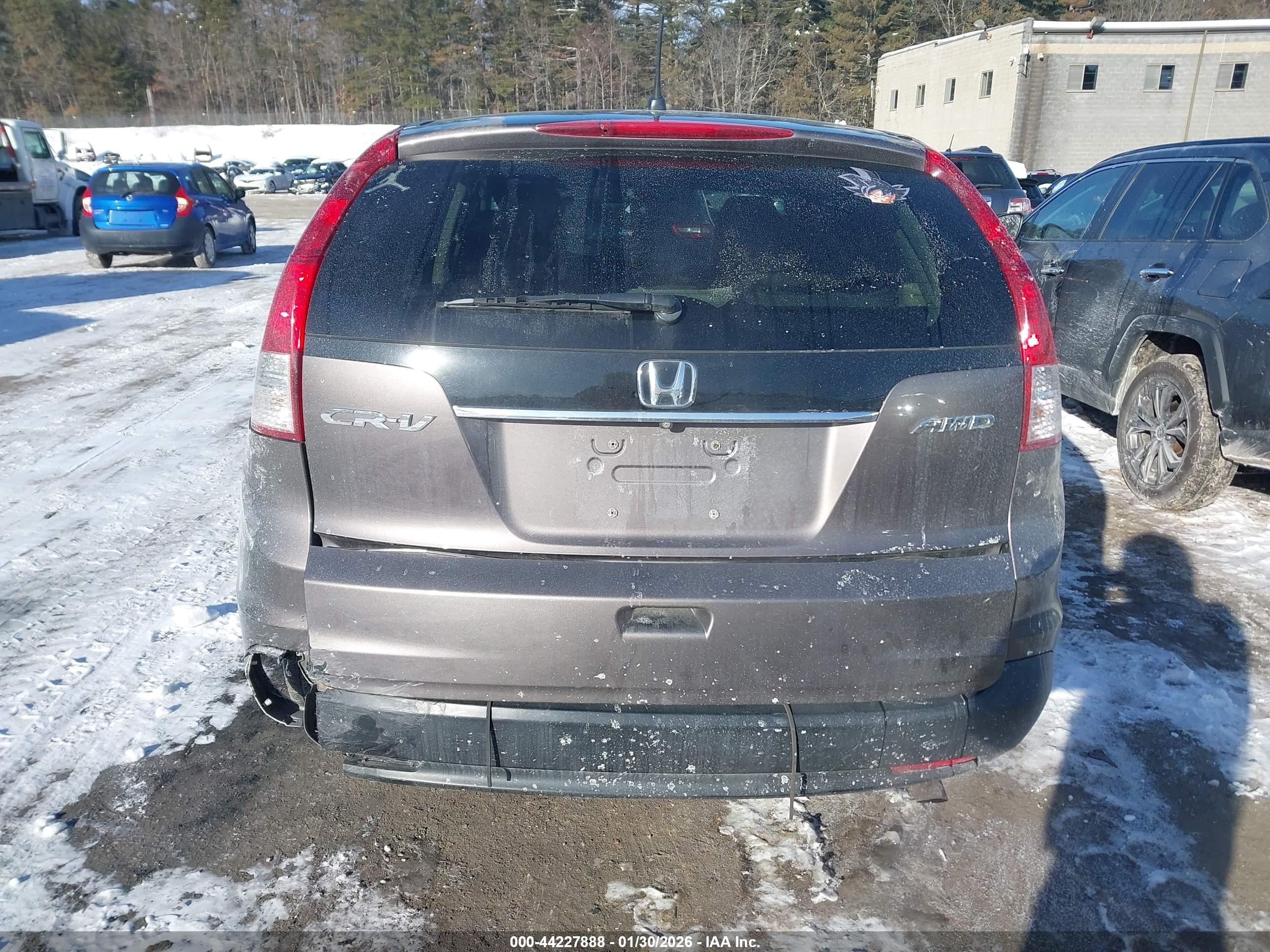 2014 Honda Cr-v Ex Gray vin: 2HKRM4H52EH667259
