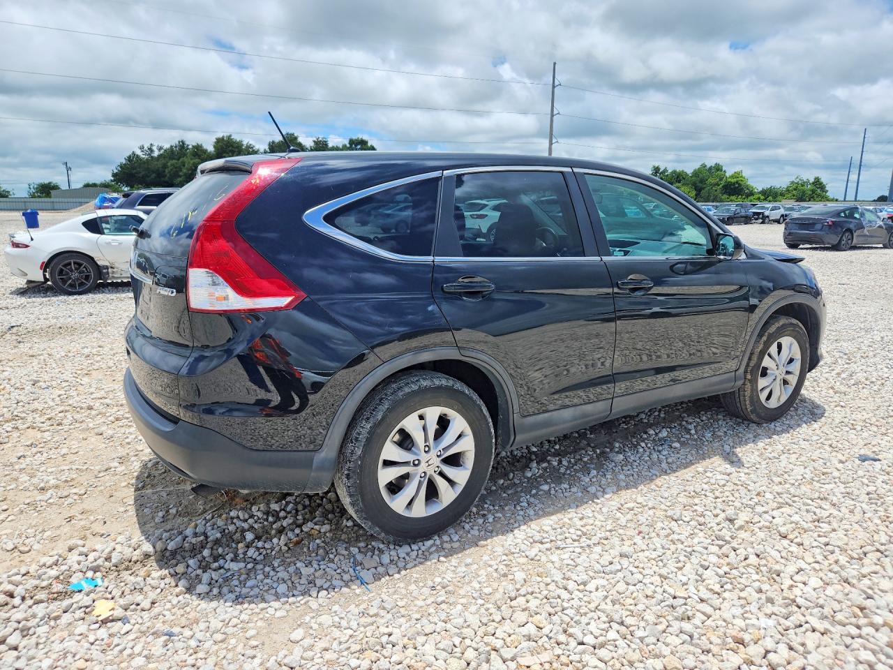 2014 Honda Cr-v Ex Black vin: 2HKRM4H52EH703547