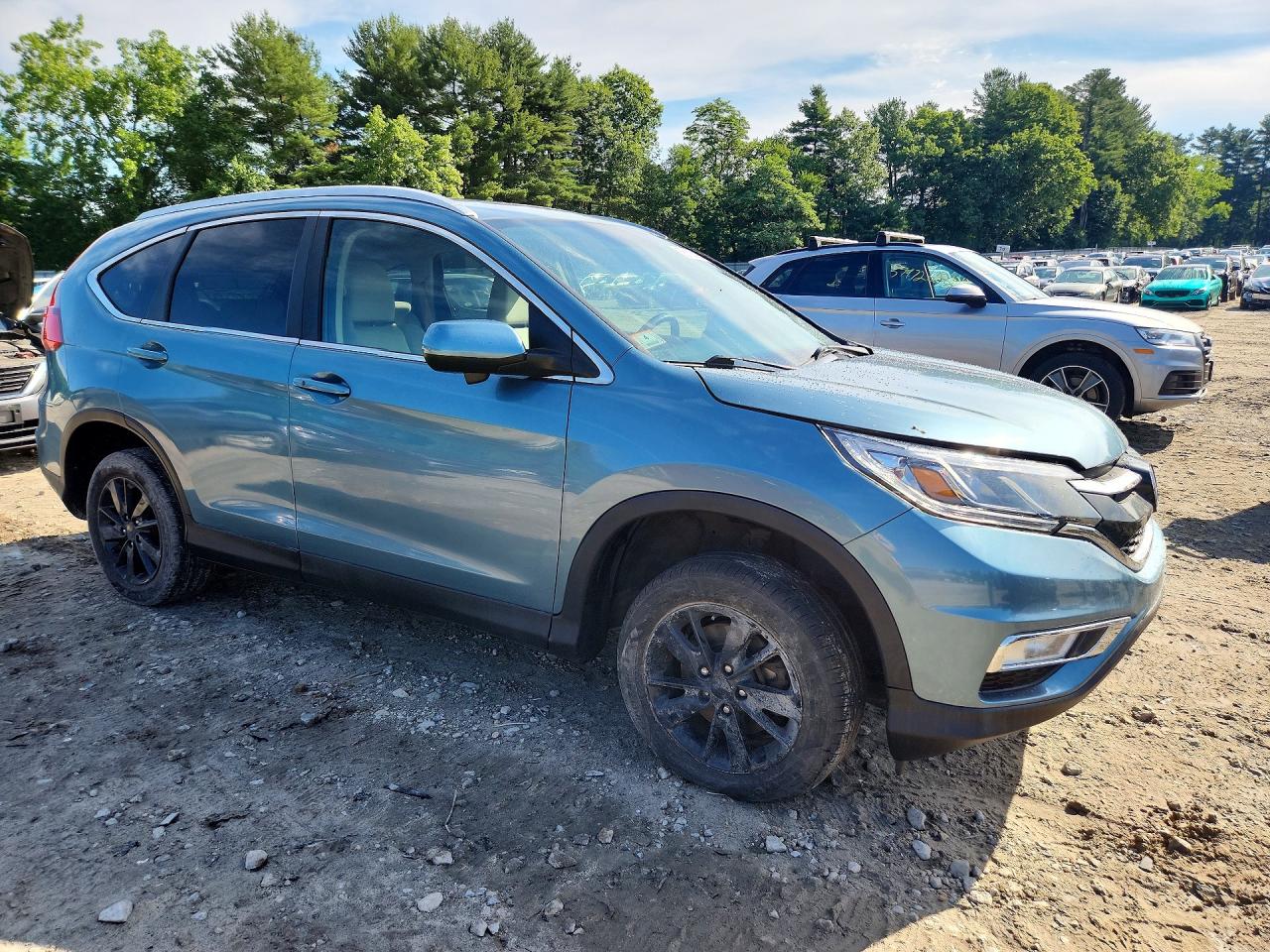 2015 Honda Cr-v Ex Синий vin: 2HKRM4H52FH619438