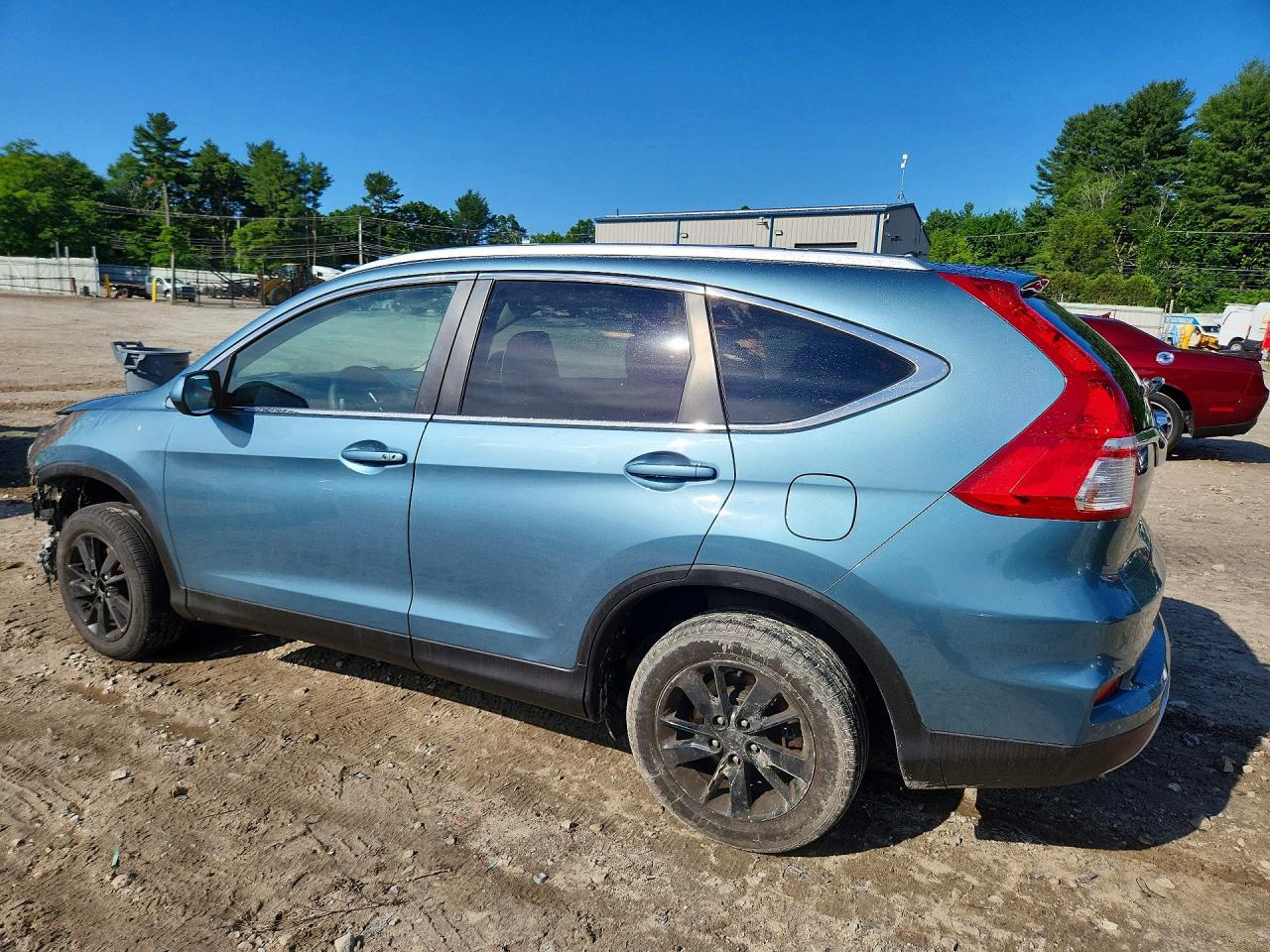 2015 Honda Cr-v Ex Синий vin: 2HKRM4H52FH619438