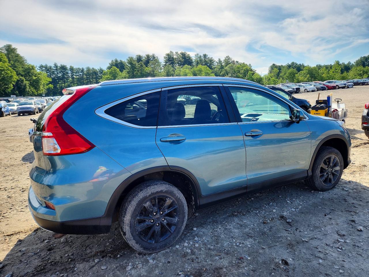 2015 Honda Cr-v Ex Синий vin: 2HKRM4H52FH619438