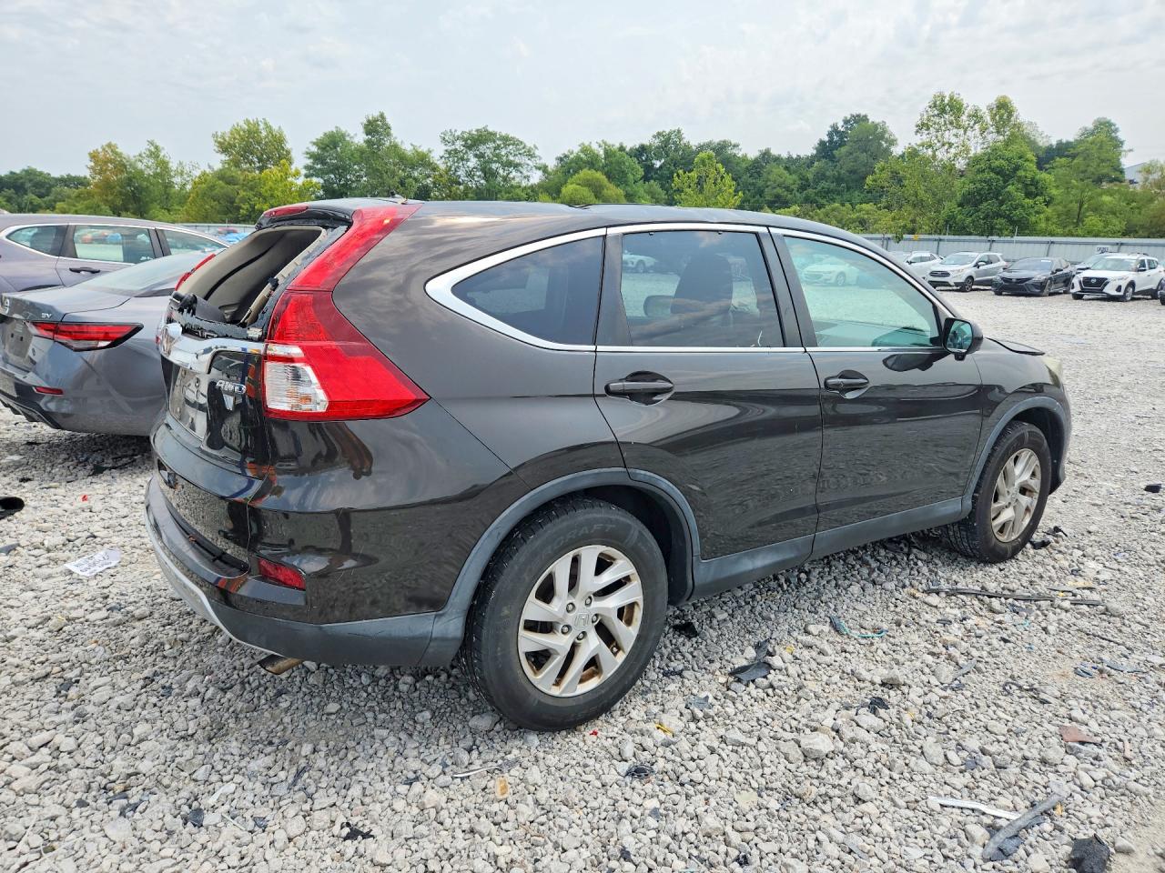 2015 Honda Cr-v Ex Brown vin: 2HKRM4H52FH622968