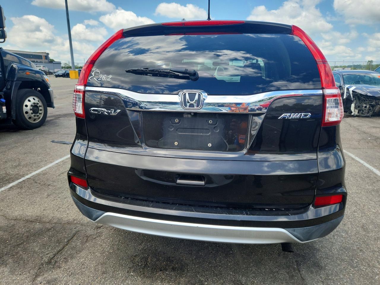 2015 Honda Cr-v Ex Gray vin: 2HKRM4H52FH623909