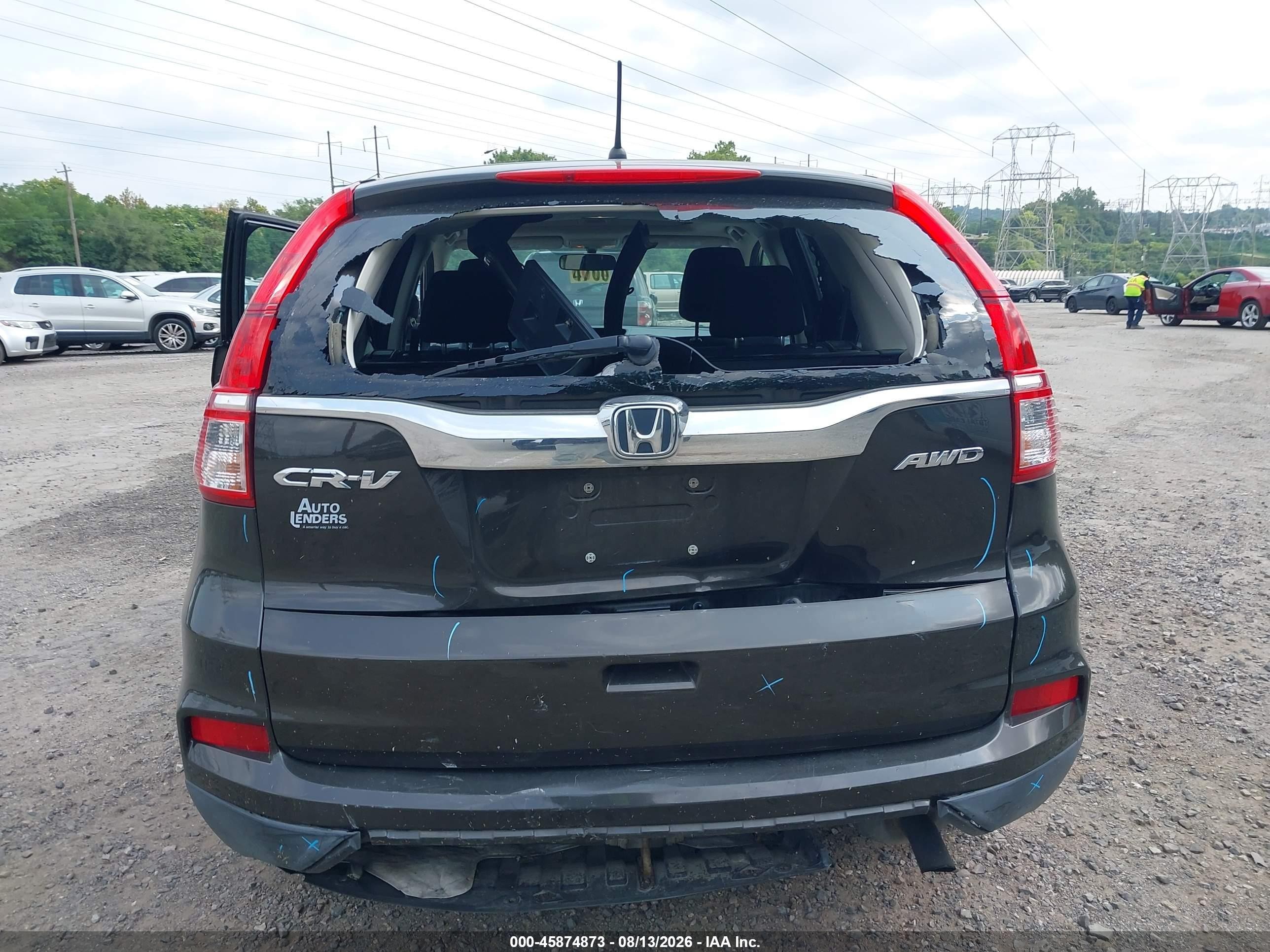 2015 Honda Cr-v Ex Коричневый vin: 2HKRM4H52FH632934