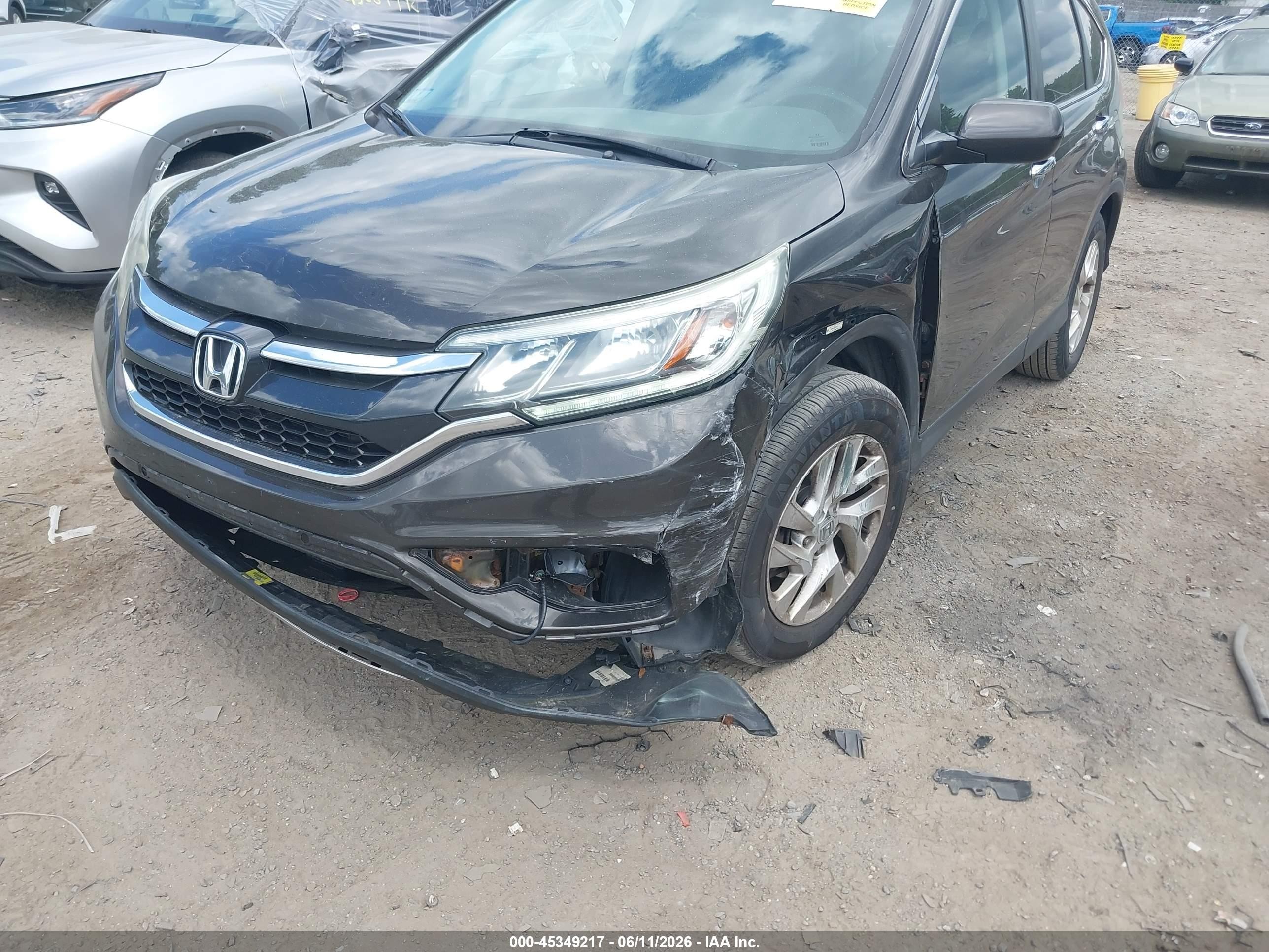 2015 Honda Cr-v Ex Black vin: 2HKRM4H52FH635901