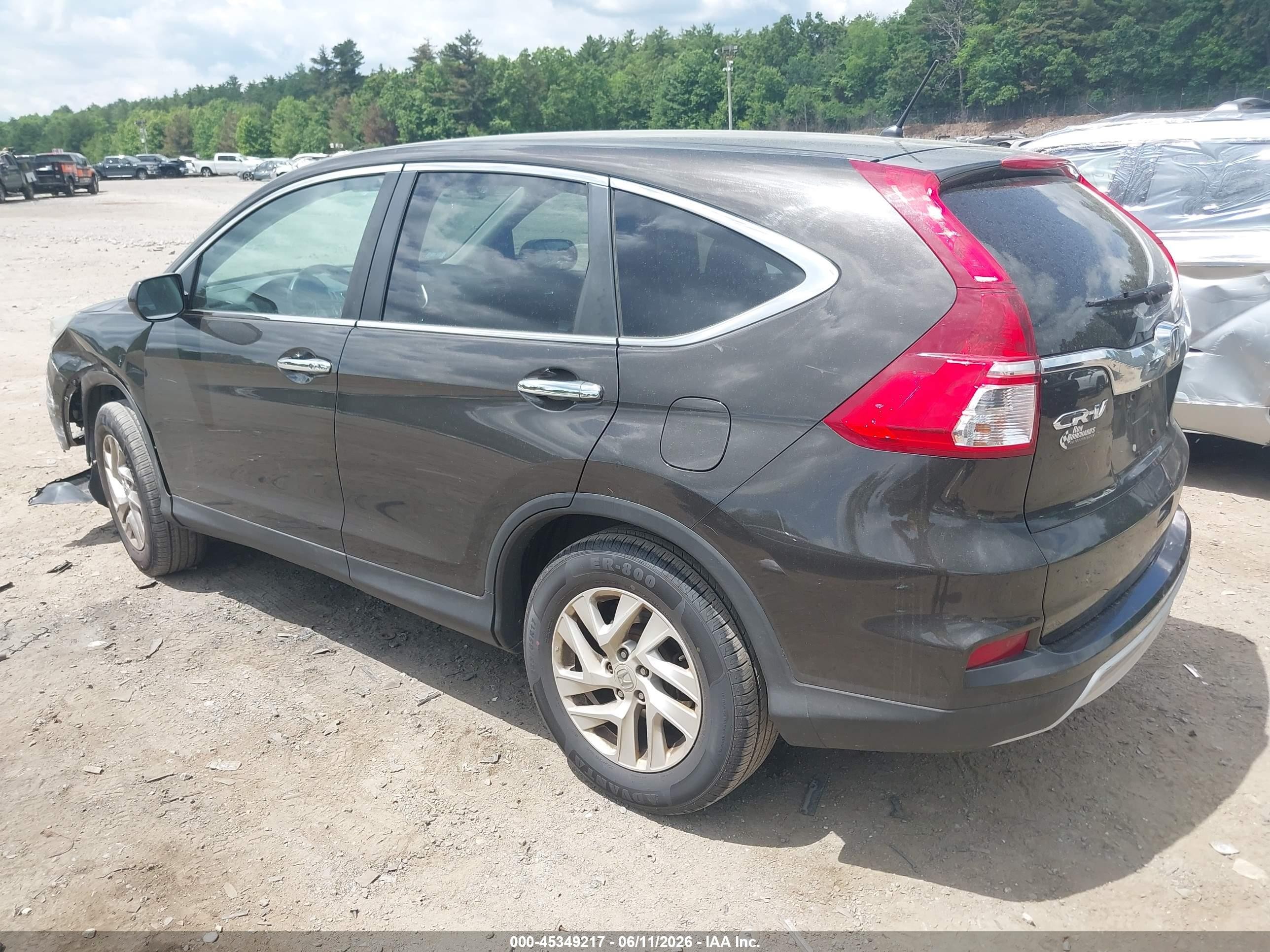 2015 Honda Cr-v Ex Black vin: 2HKRM4H52FH635901