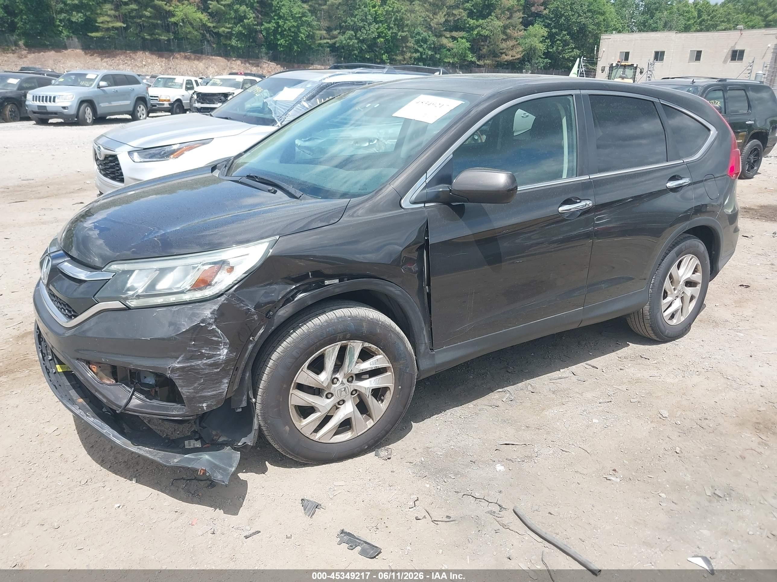 2015 Honda Cr-v Ex Black vin: 2HKRM4H52FH635901