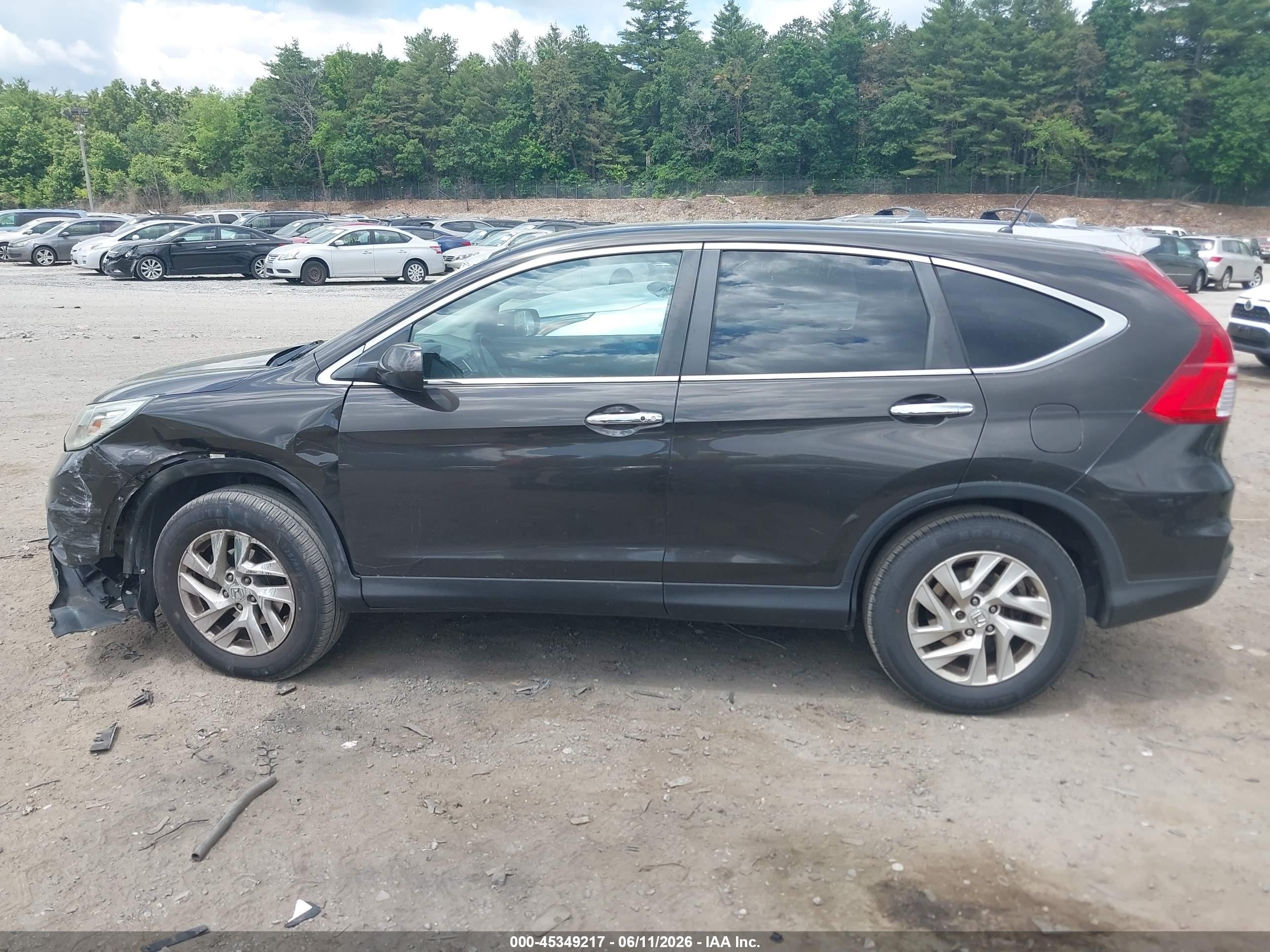 2015 Honda Cr-v Ex Black vin: 2HKRM4H52FH635901