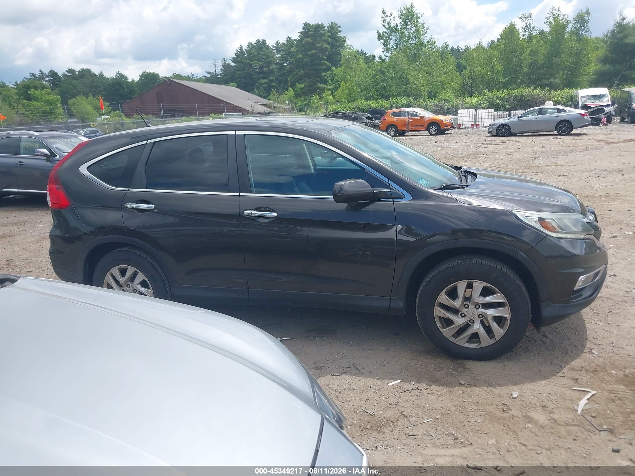 2015 Honda Cr-v Ex Black vin: 2HKRM4H52FH635901