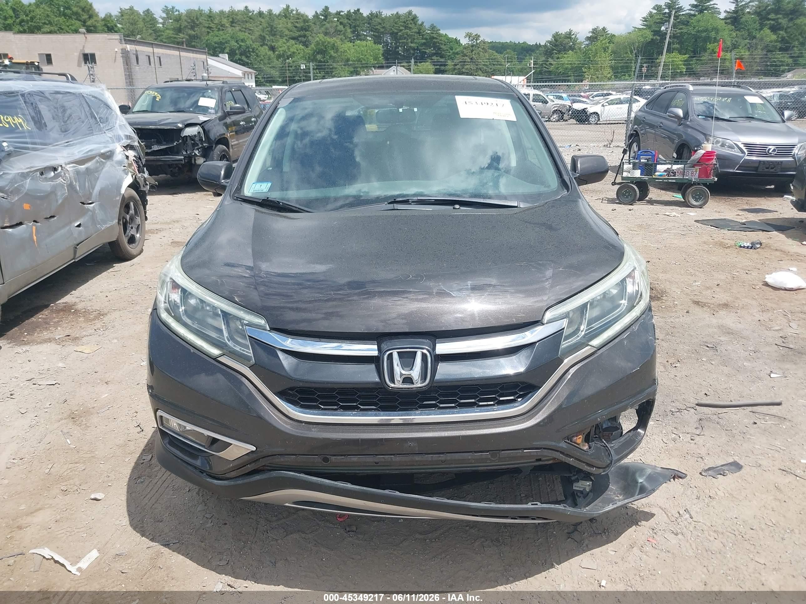 2015 Honda Cr-v Ex Black vin: 2HKRM4H52FH635901