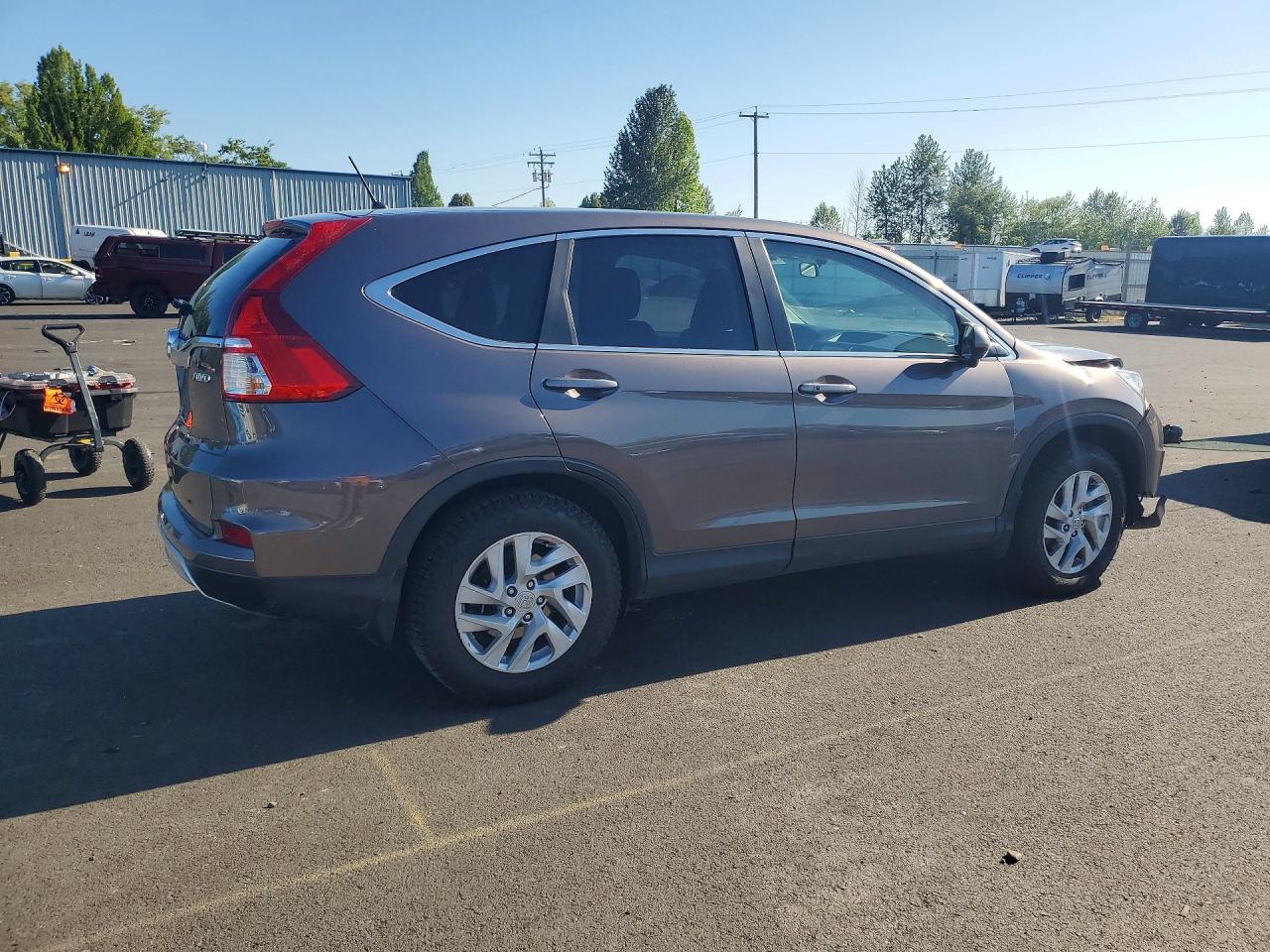 2015 Honda Cr-v Ex Brown vin: 2HKRM4H52FH644033