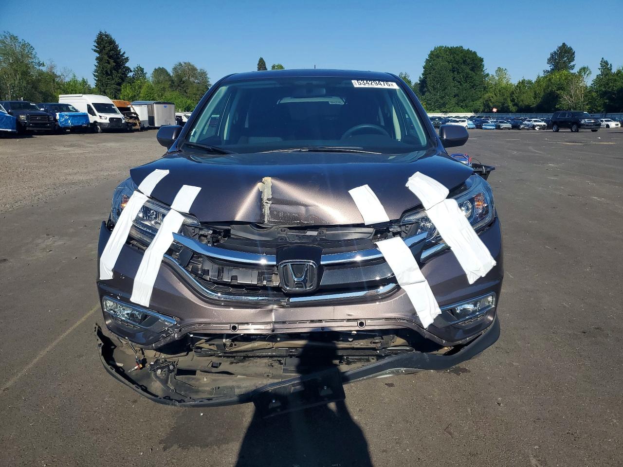 2015 Honda Cr-v Ex Brown vin: 2HKRM4H52FH644033