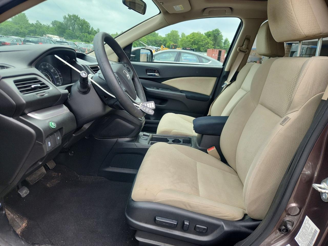 2015 Honda Cr-v Ex Gray vin: 2HKRM4H52FH651502