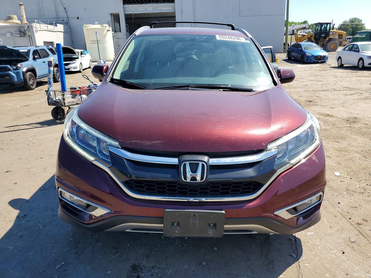 2015 Honda Cr-v Ex Burgundy vin: 2HKRM4H52FH674536