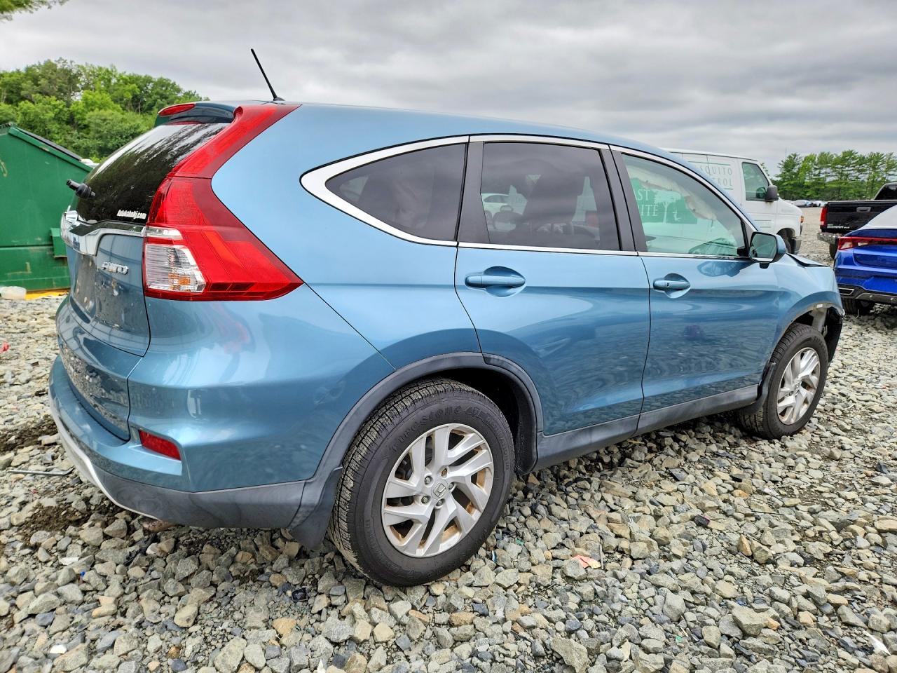 2015 Honda Cr-v Ex Blue vin: 2HKRM4H52FH688498