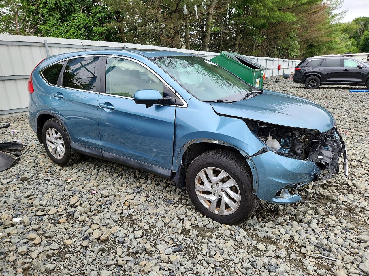 2015 Honda Cr-v Ex Blue vin: 2HKRM4H52FH688498