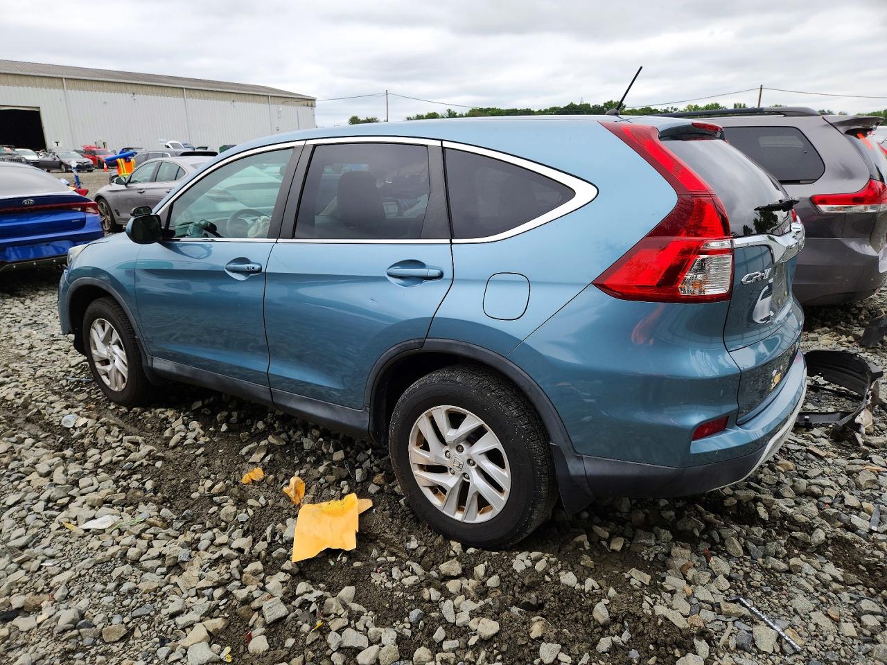 2015 Honda Cr-v Ex Blue vin: 2HKRM4H52FH688498