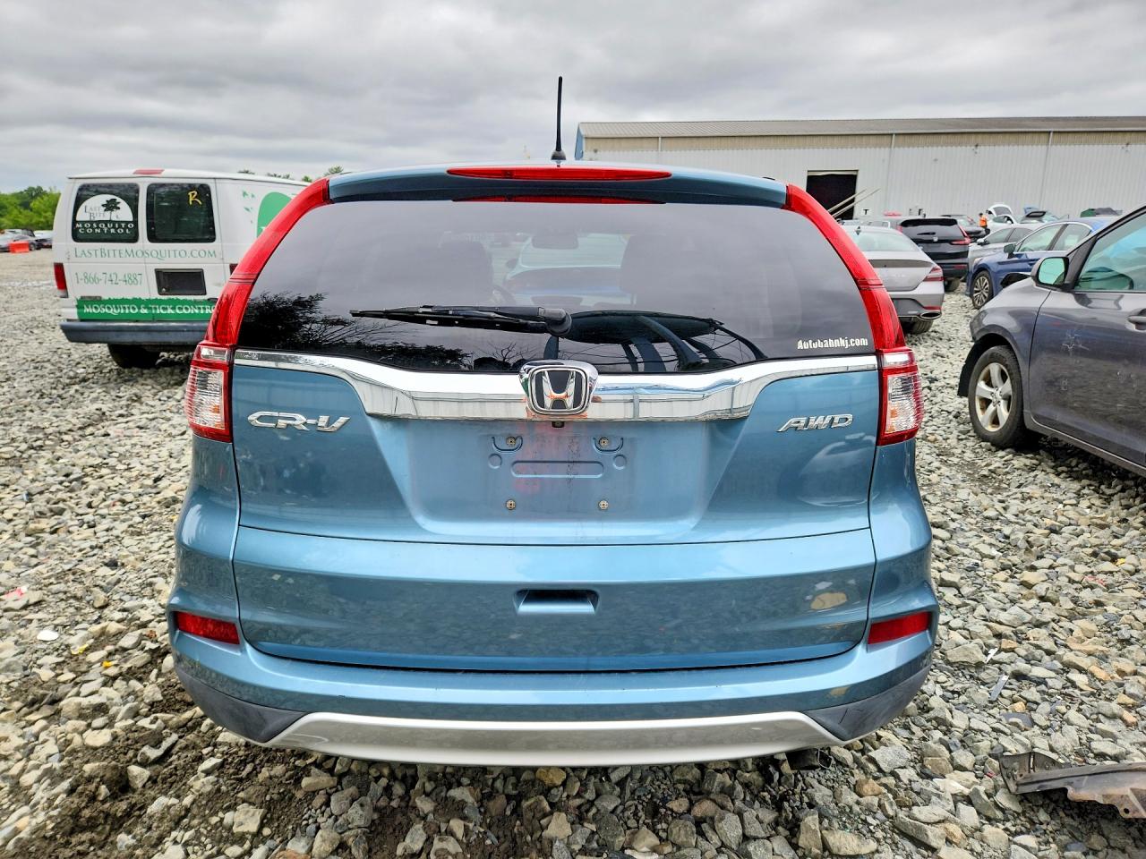 2015 Honda Cr-v Ex Blue vin: 2HKRM4H52FH688498