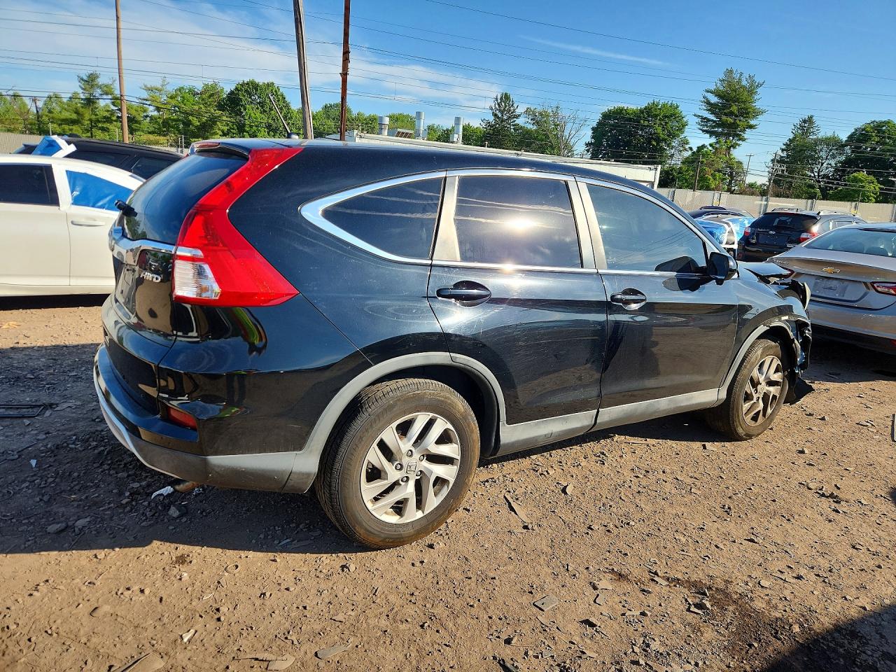 2015 Honda Cr-v Ex Black vin: 2HKRM4H52FH696861