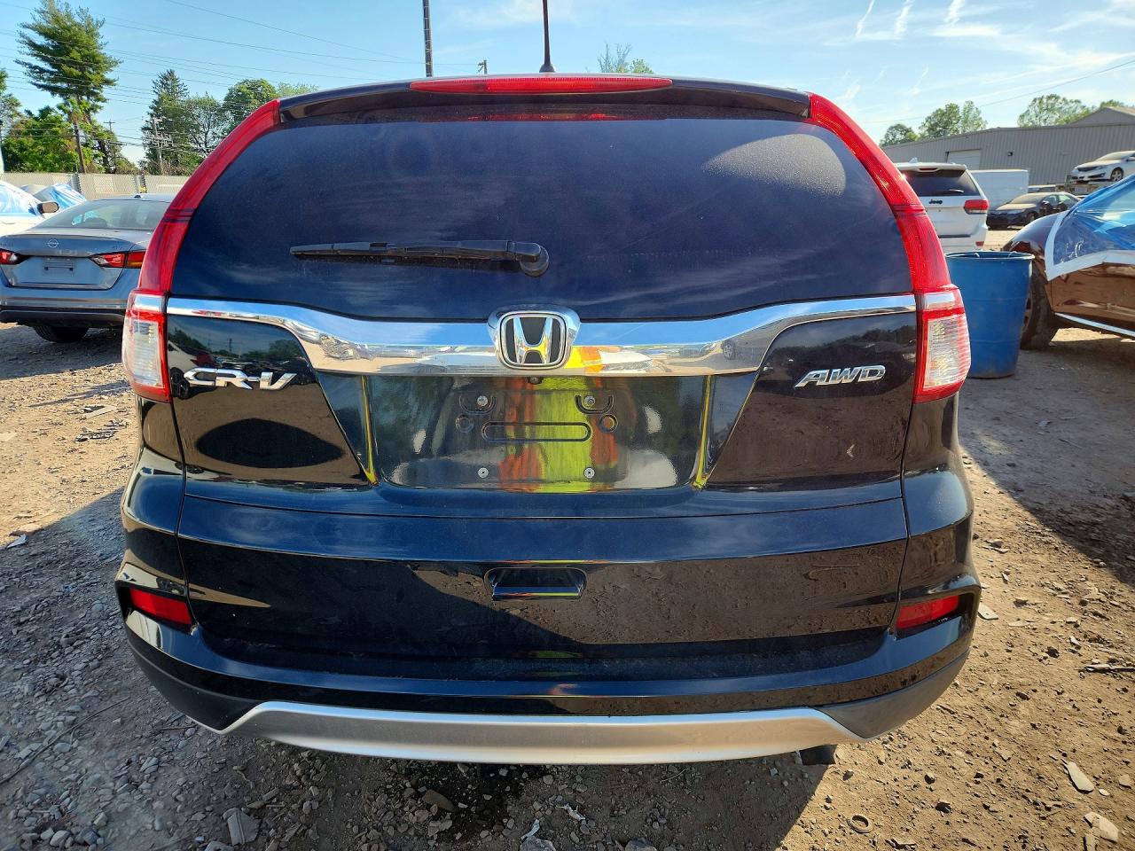 2015 Honda Cr-v Ex Black vin: 2HKRM4H52FH696861