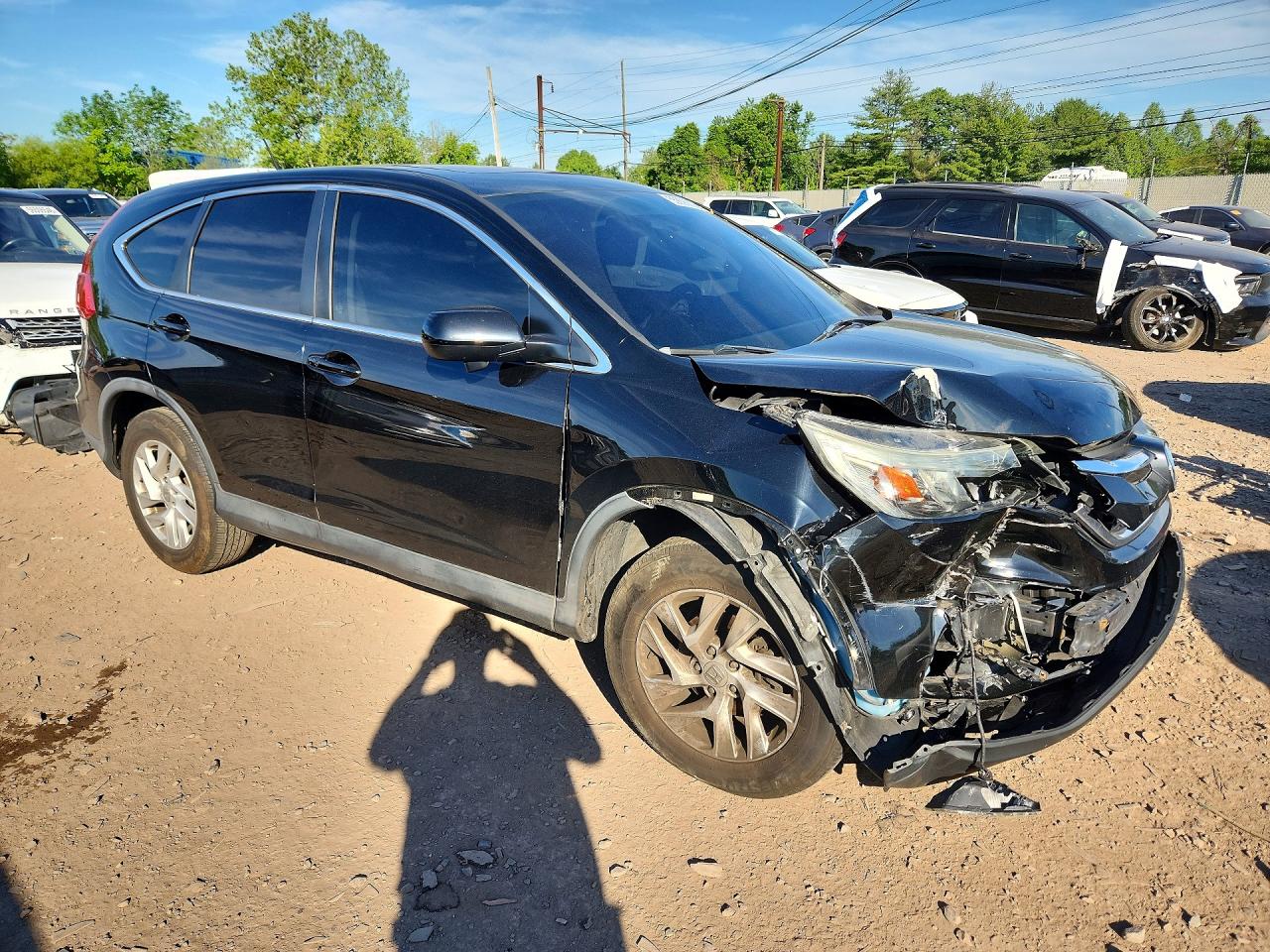 2015 Honda Cr-v Ex Black vin: 2HKRM4H52FH696861