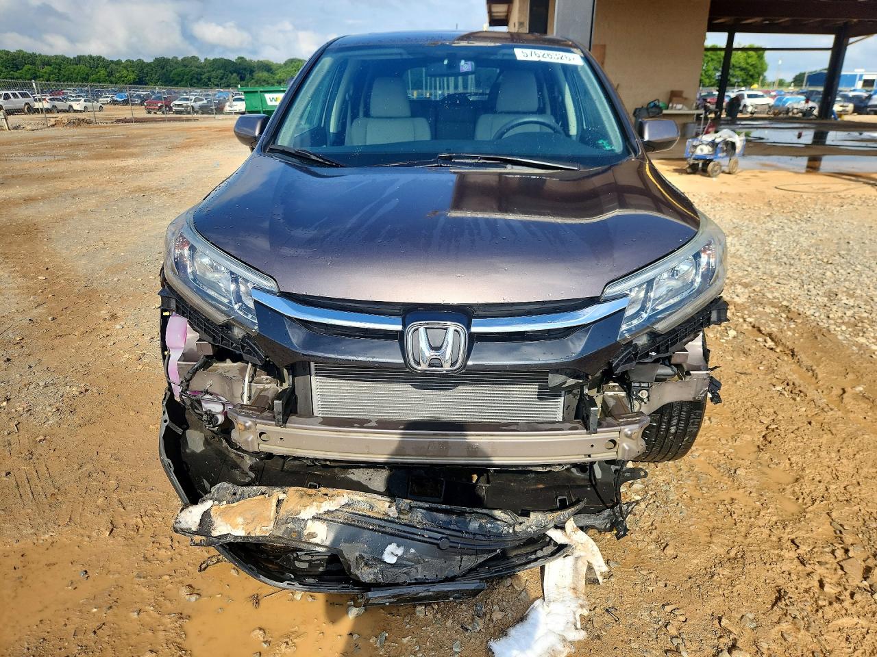 2015 Honda Cr-v Ex Коричневый vin: 2HKRM4H52FH701041
