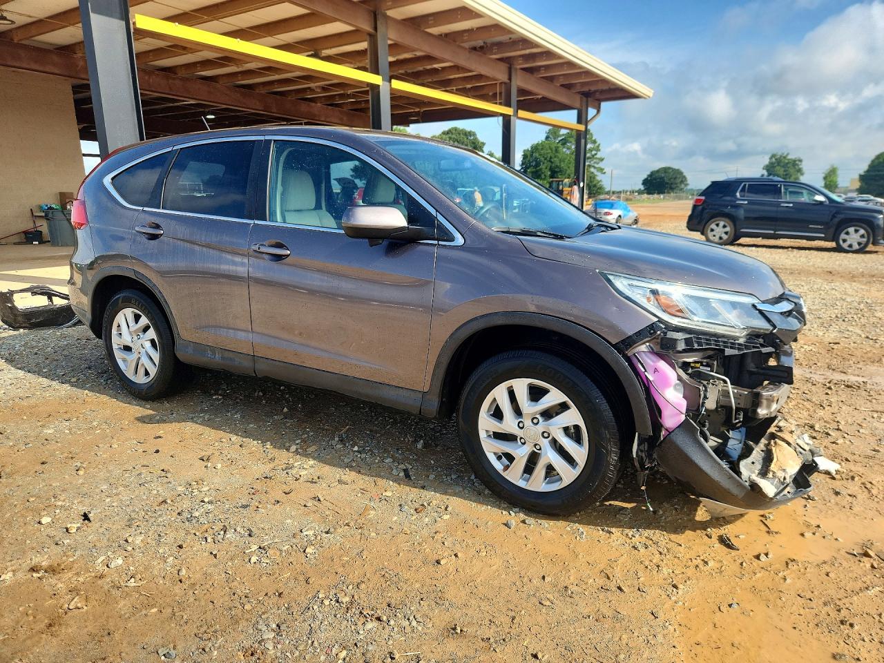 2015 Honda Cr-v Ex Коричневый vin: 2HKRM4H52FH701041