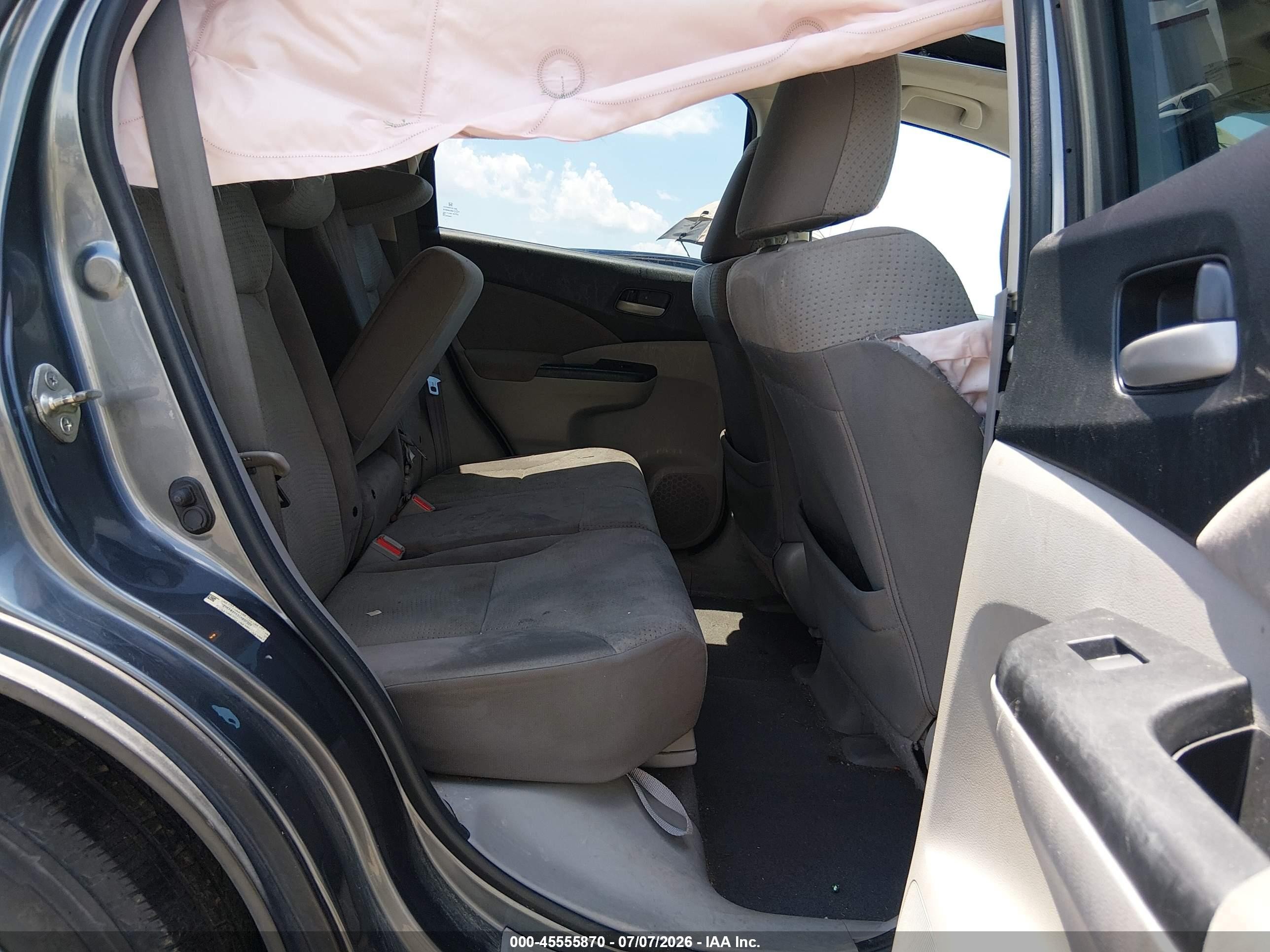 2012 Honda Cr-v Ex Серый vin: 2HKRM4H53CH607309