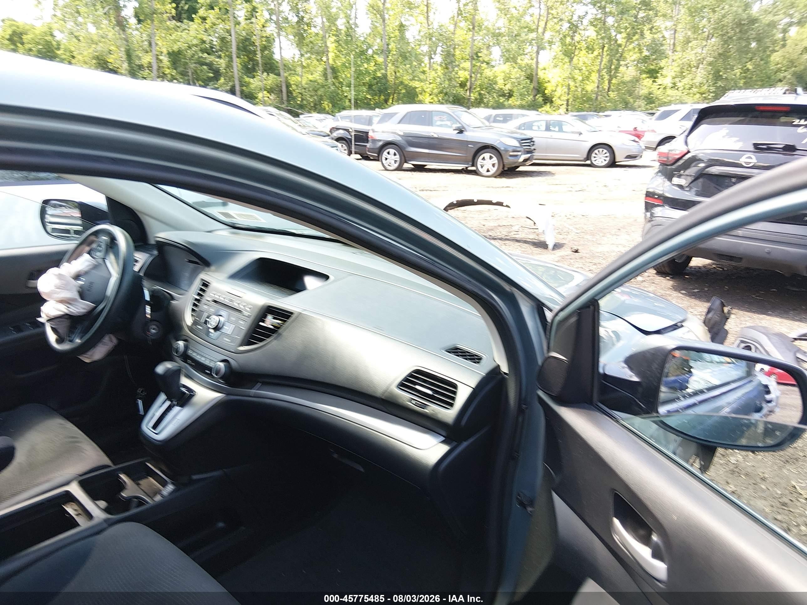 2012 Honda Cr-v Ex Green vin: 2HKRM4H53CH623395