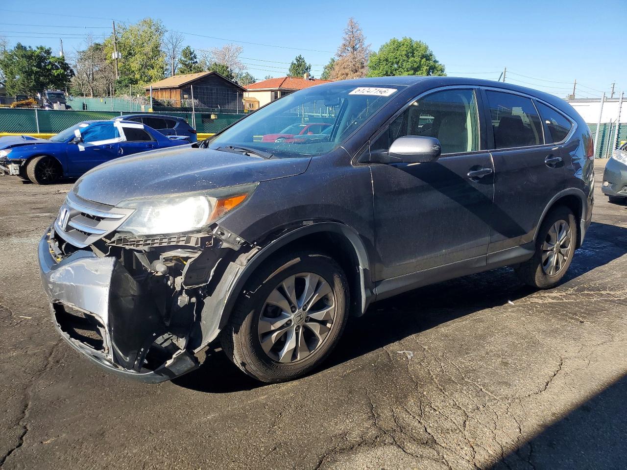 2012 Honda Cr-v Ex Gray vin: 2HKRM4H53CH626622